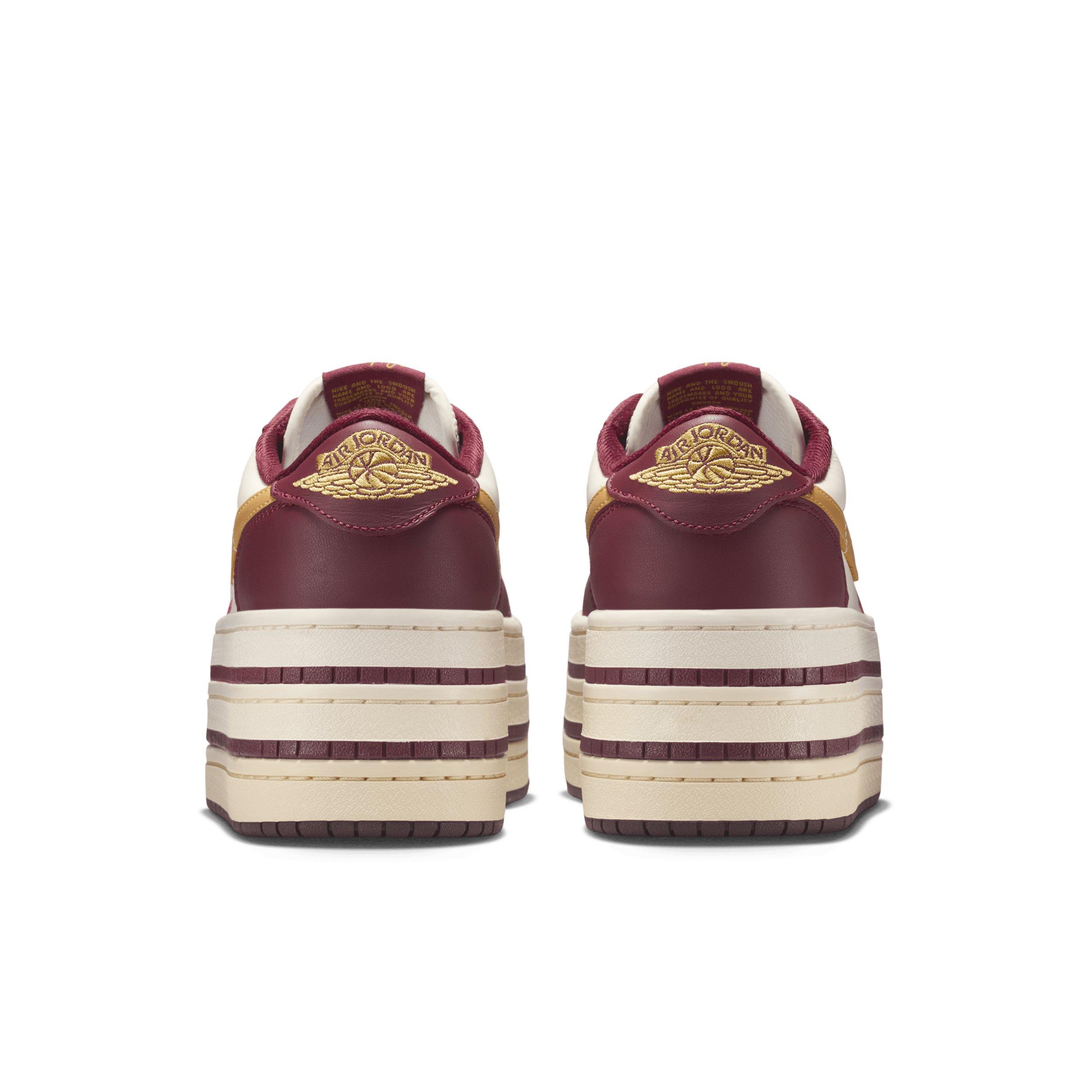 Jordan 1 Triple Stack "Team Red/Pale Ivory/Sanded Gold" Women's Shoe - RED/IVORY/GOLD Thumbnail View 5