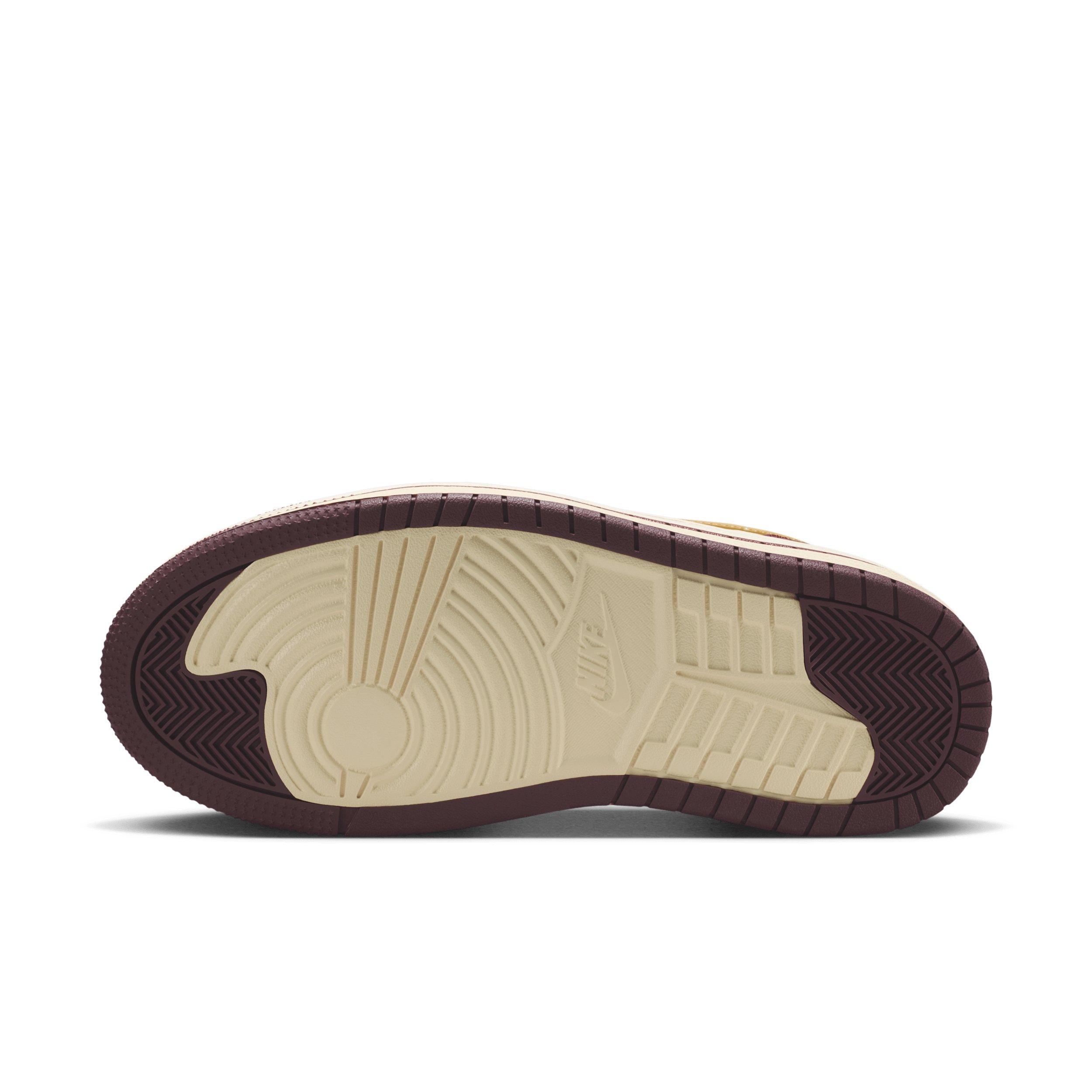 Jordan 1 Triple Stack "Team Red/Pale Ivory/Sanded Gold" Women's Shoe - RED/IVORY/GOLD Thumbnail View 6