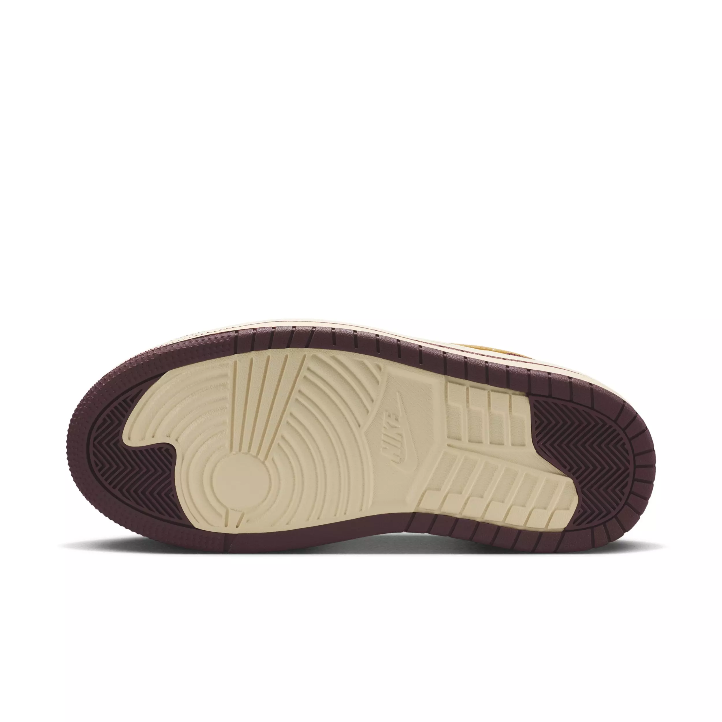 Jordan 1 Triple Stack "Team Red/Pale Ivory/Sanded Gold" Women's Shoe - RED/IVORY/GOLD