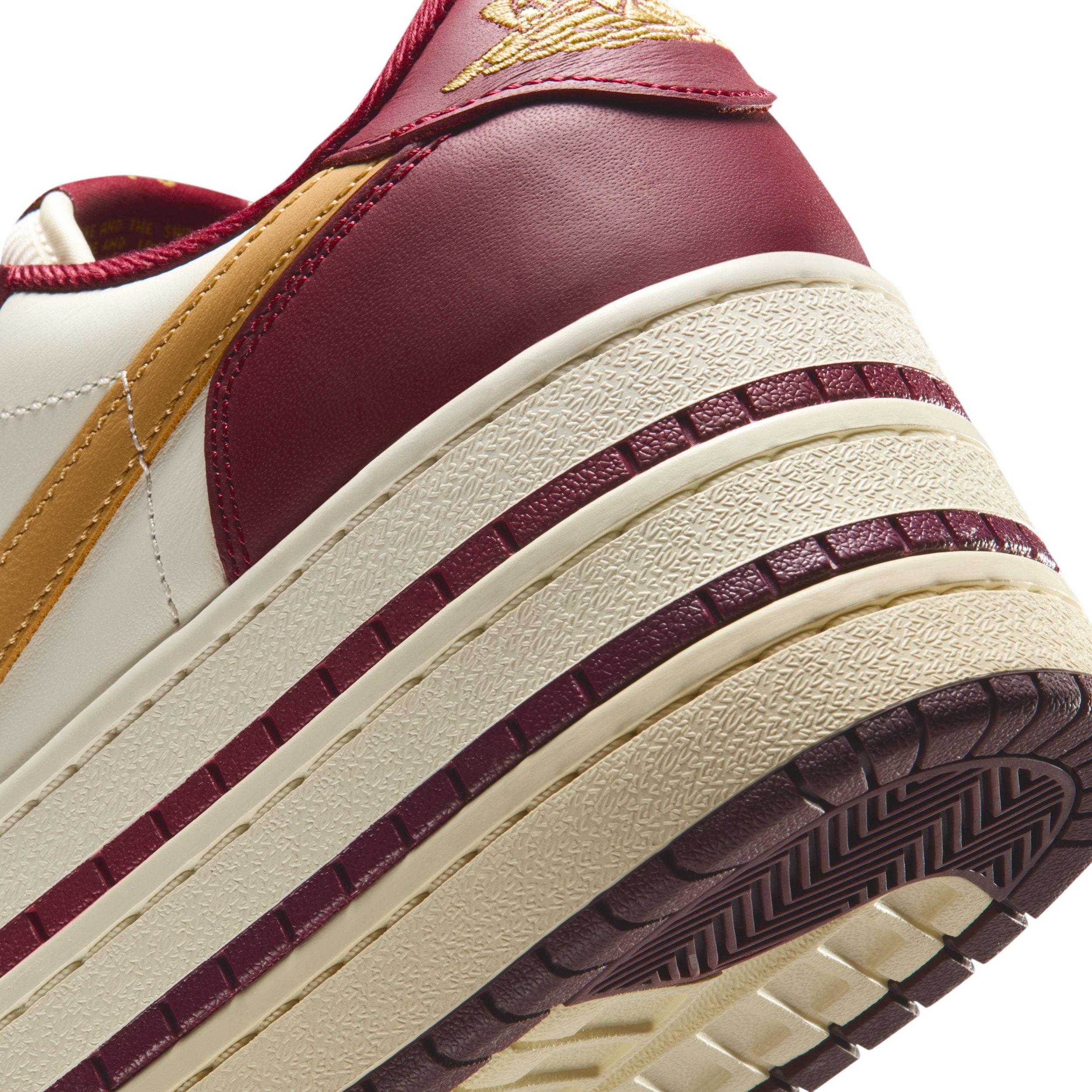 Jordan 1 Triple Stack "Team Red/Pale Ivory/Sanded Gold" Women's Shoe - RED/IVORY/GOLD Thumbnail View 8