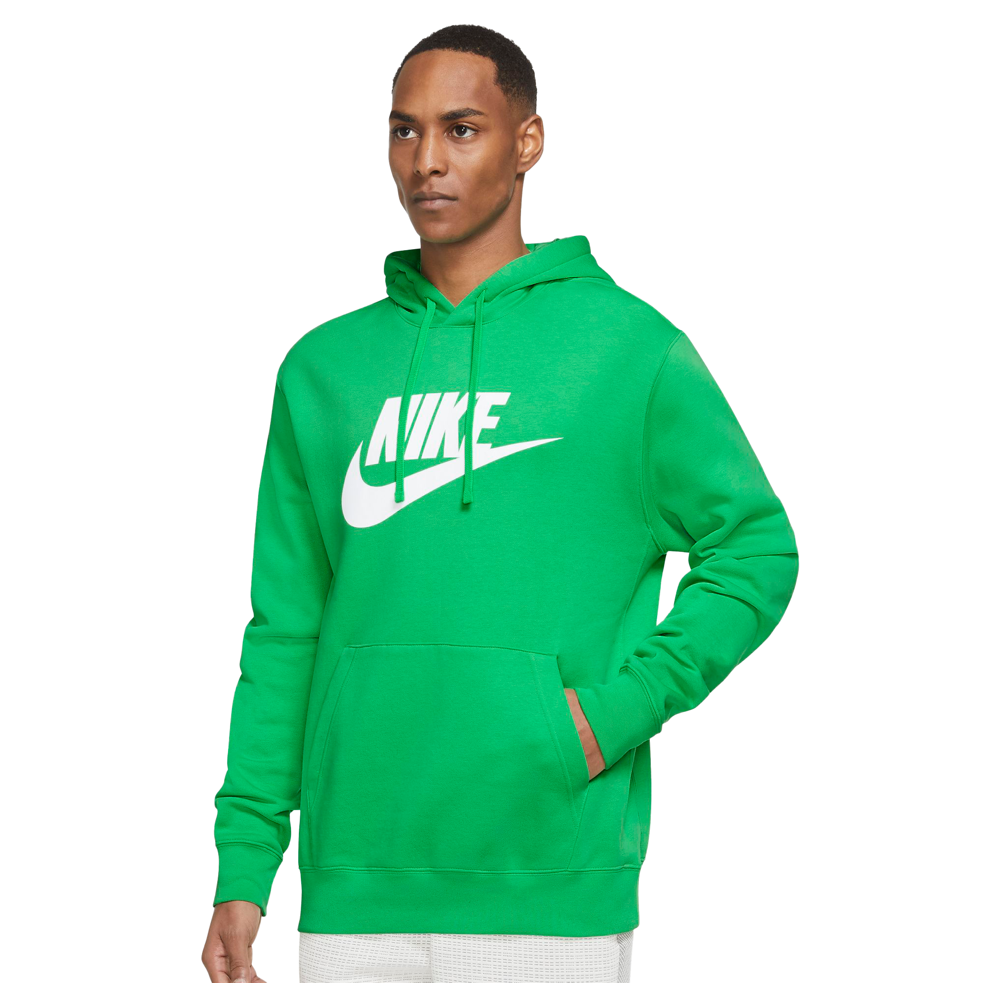 Mens green hot sale nike hoodie