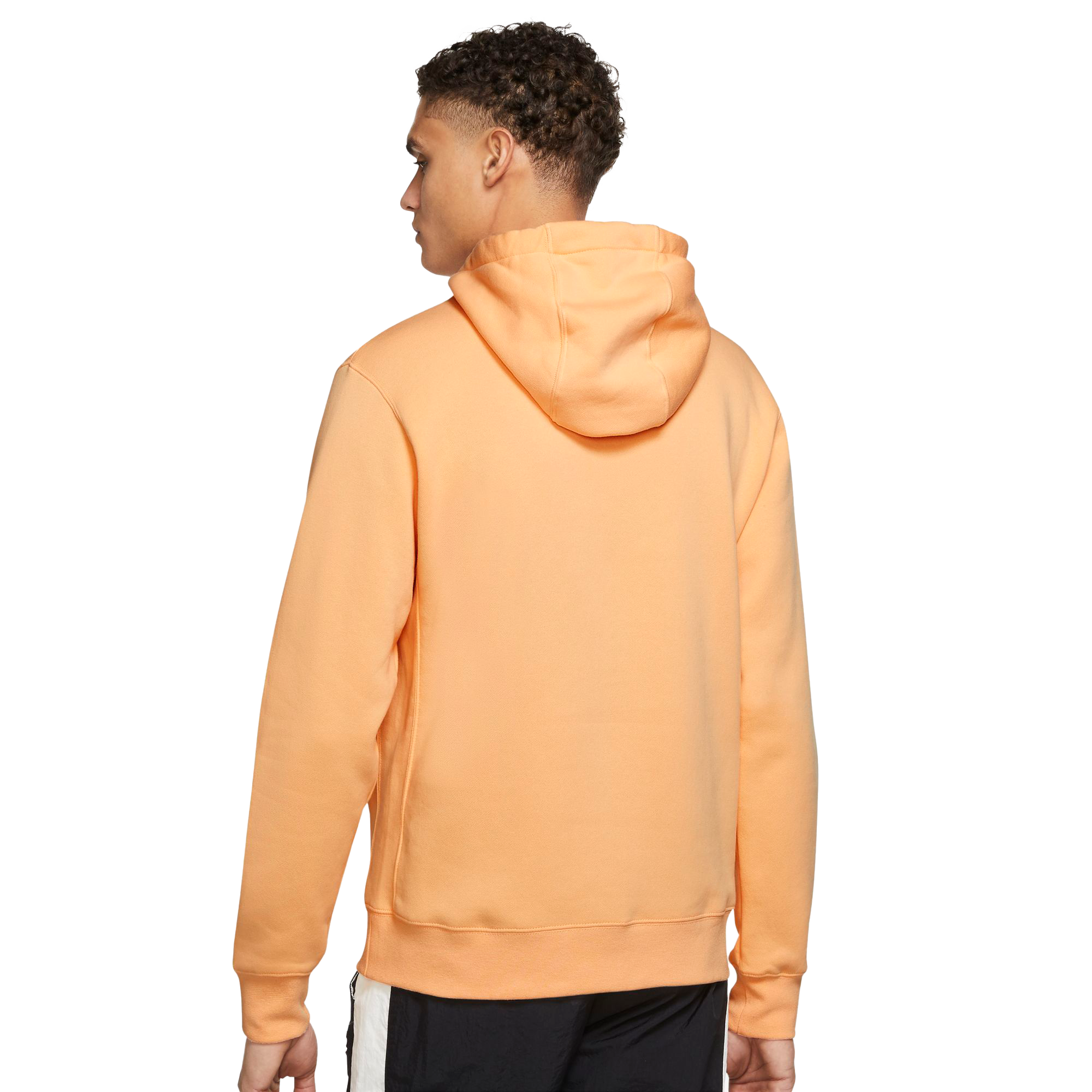 Nike Men's Sportswear Club Fleece Orange Pullover Hoodie - Hibbett