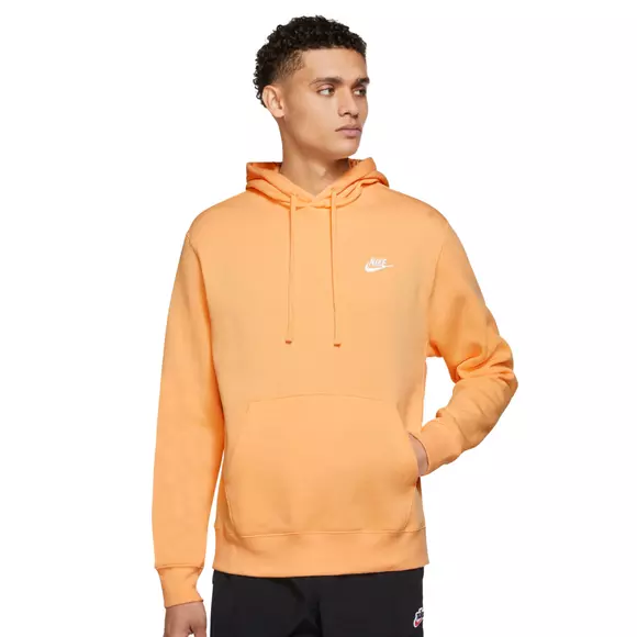 Jabón planes ayudante Nike Men's Sportswear Club Fleece "Orange" Pullover Hoodie