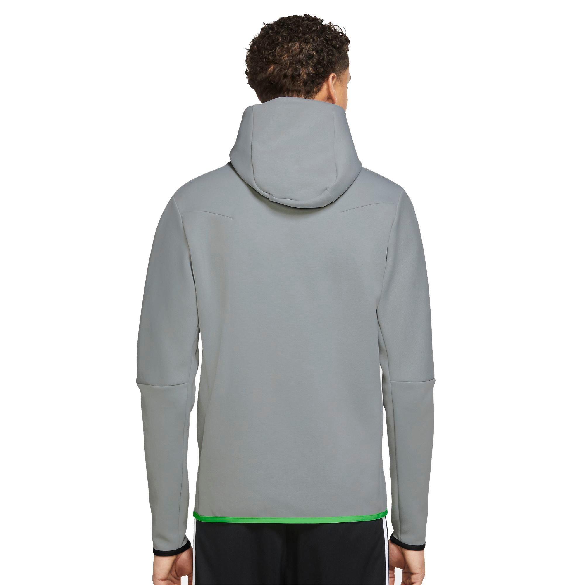 Grey Nike Tech Fleece Full Zip Hoodie - JD Sports Global