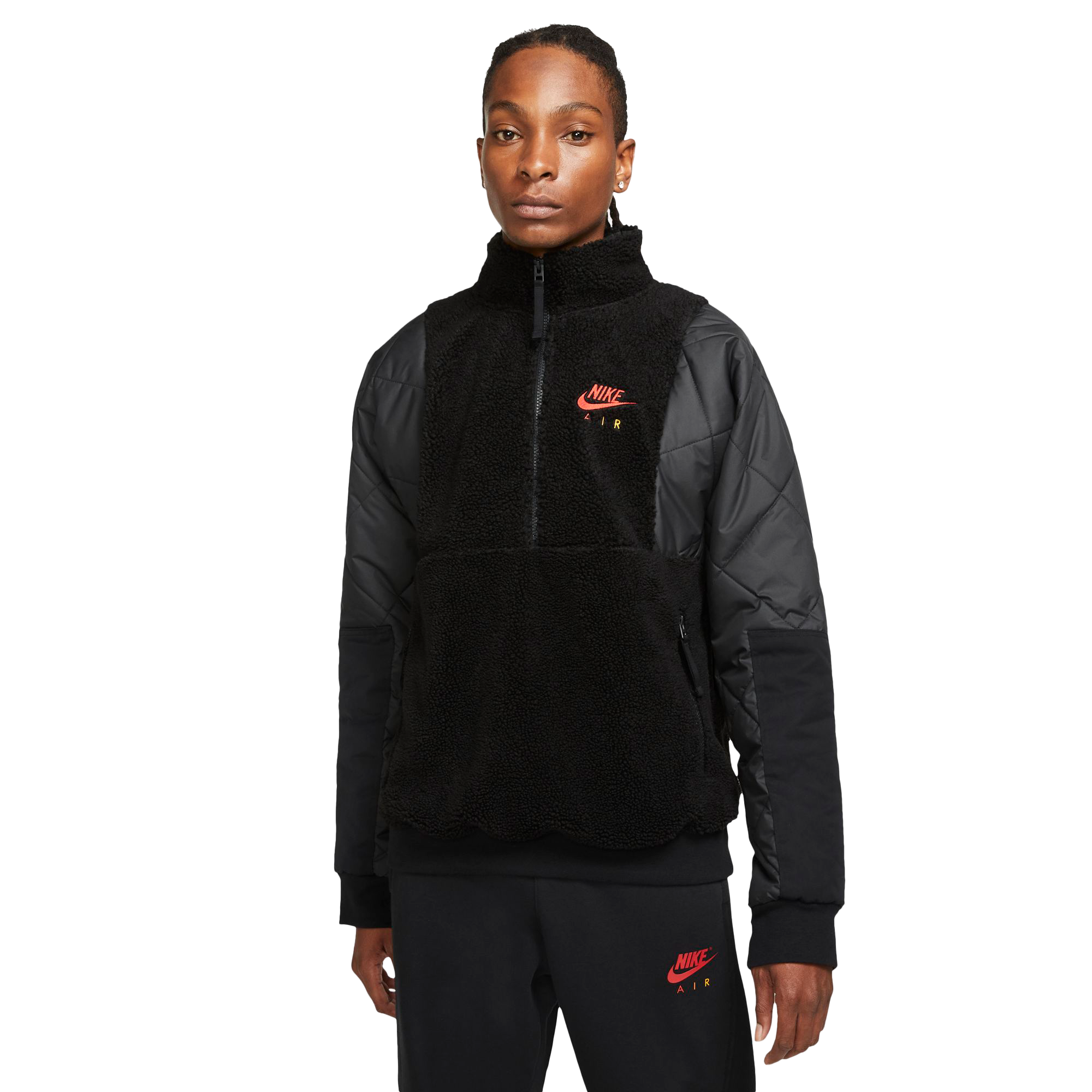 Nike winter half zip fleece hot sale