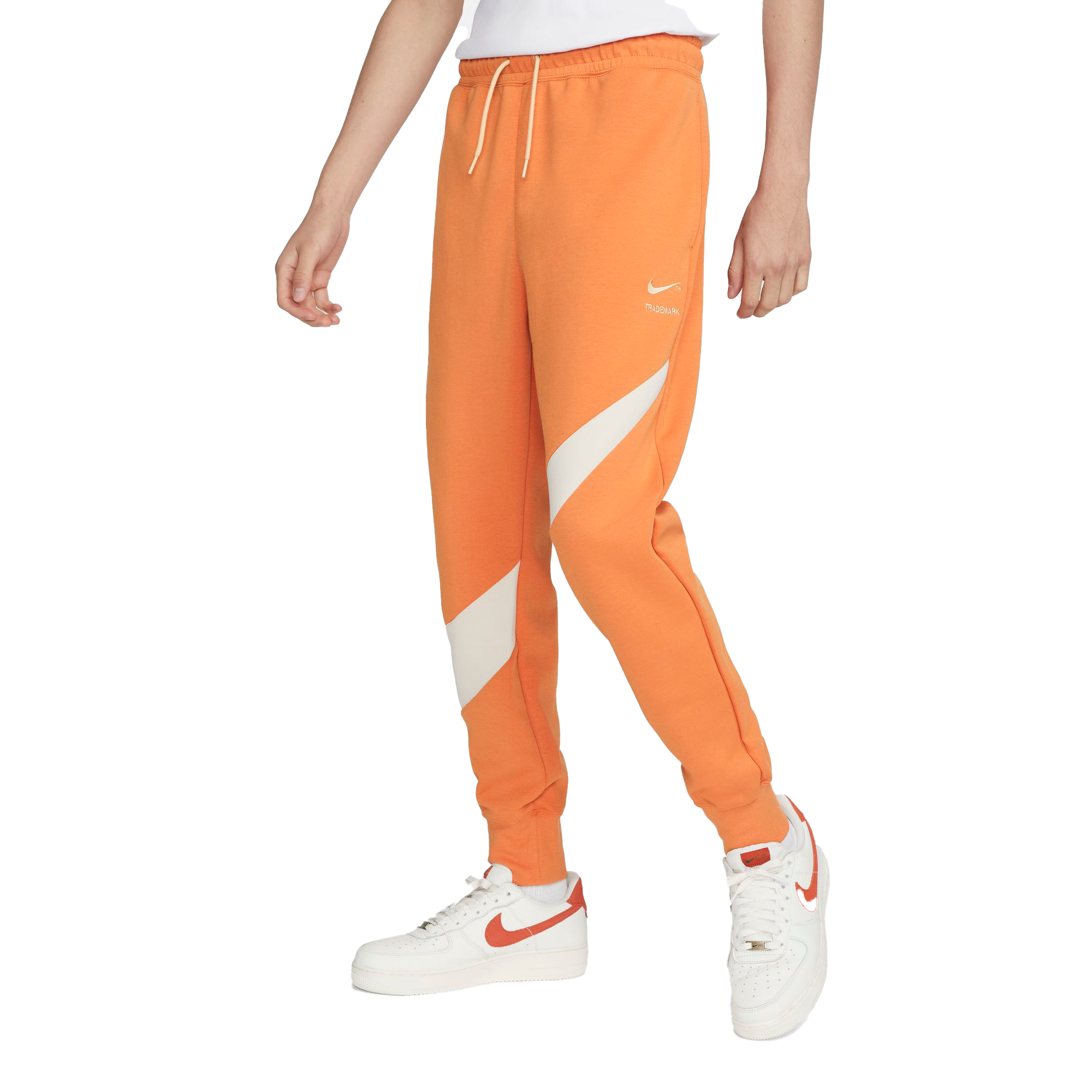 men's nike orange sweatpants