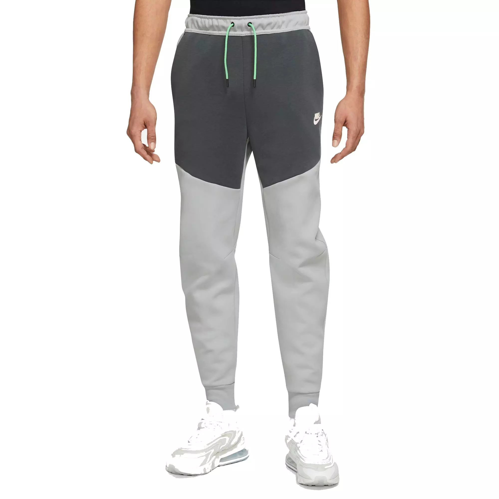Nike Men's Big & Tall Sportswear Tech "Light Grey" Fleece Joggers - LT GREY