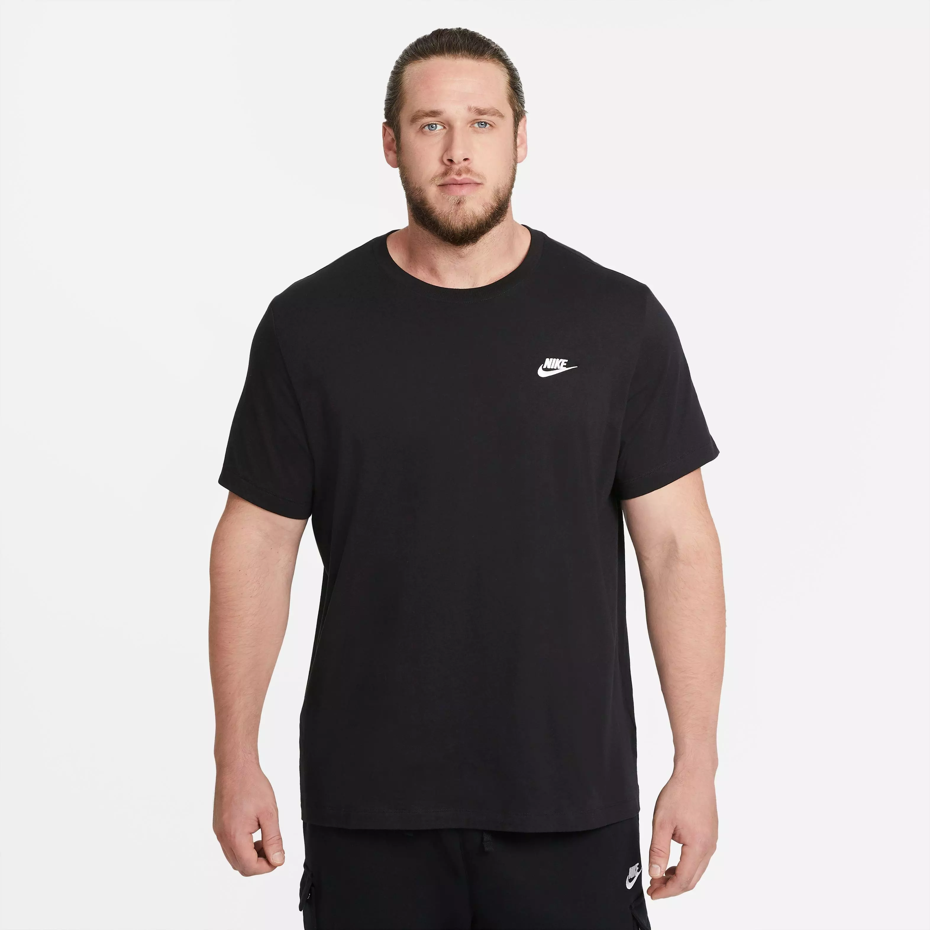 Nike Men's "Black" Sportswear Club Tee - BLACK