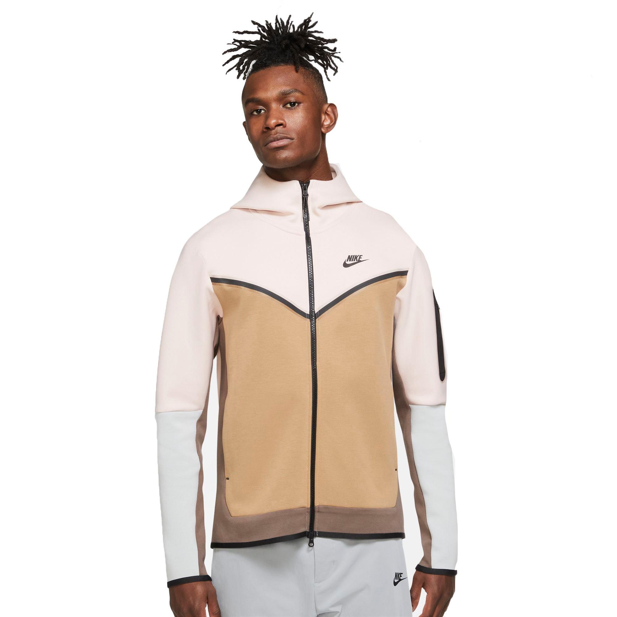 Nike tech 2025 fleece pink mens