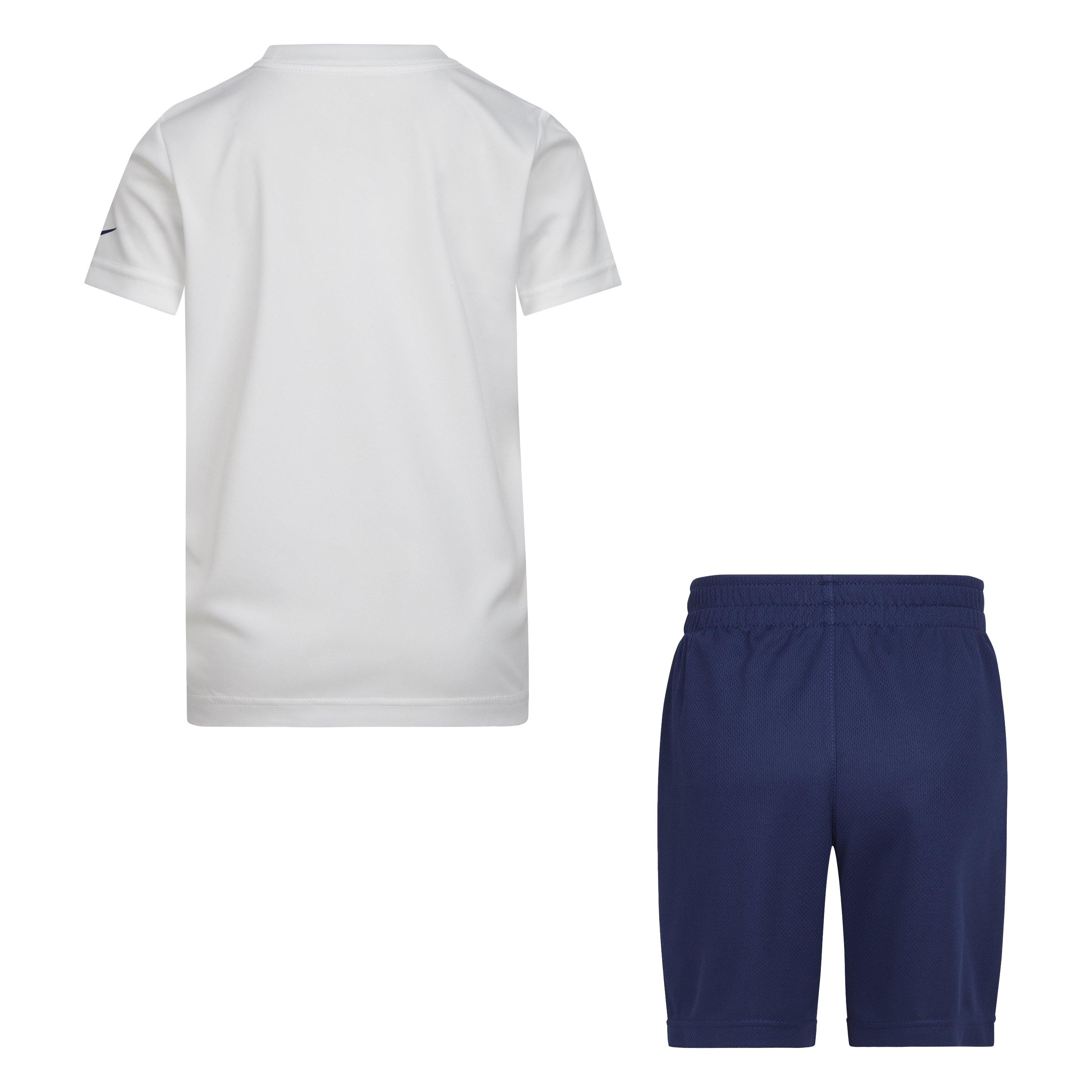 Nike Boys (4-7) Just-Do-It Short Set - NAVY Thumbnail View 2