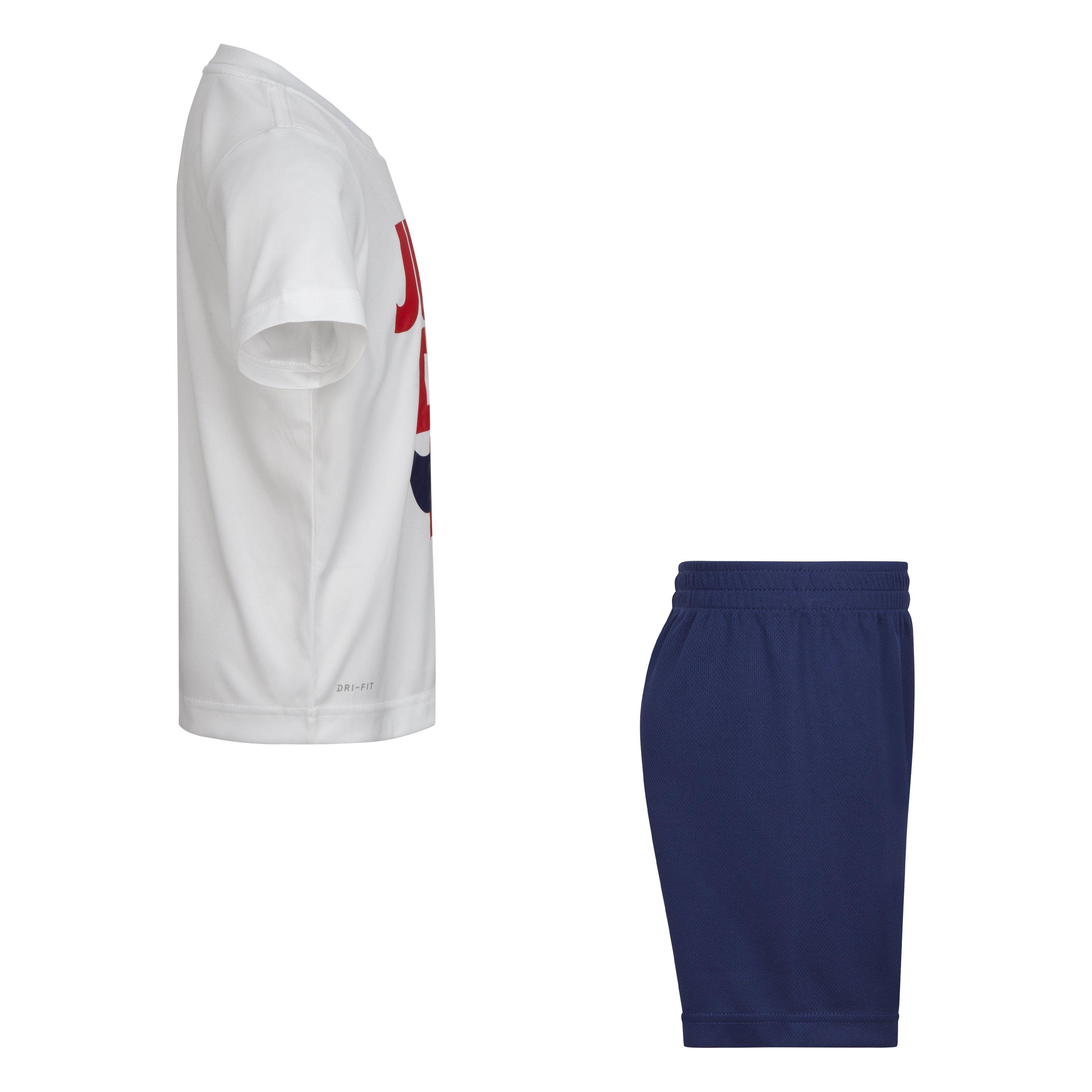Nike Boys (4-7) Just-Do-It Short Set - NAVY Thumbnail View 4