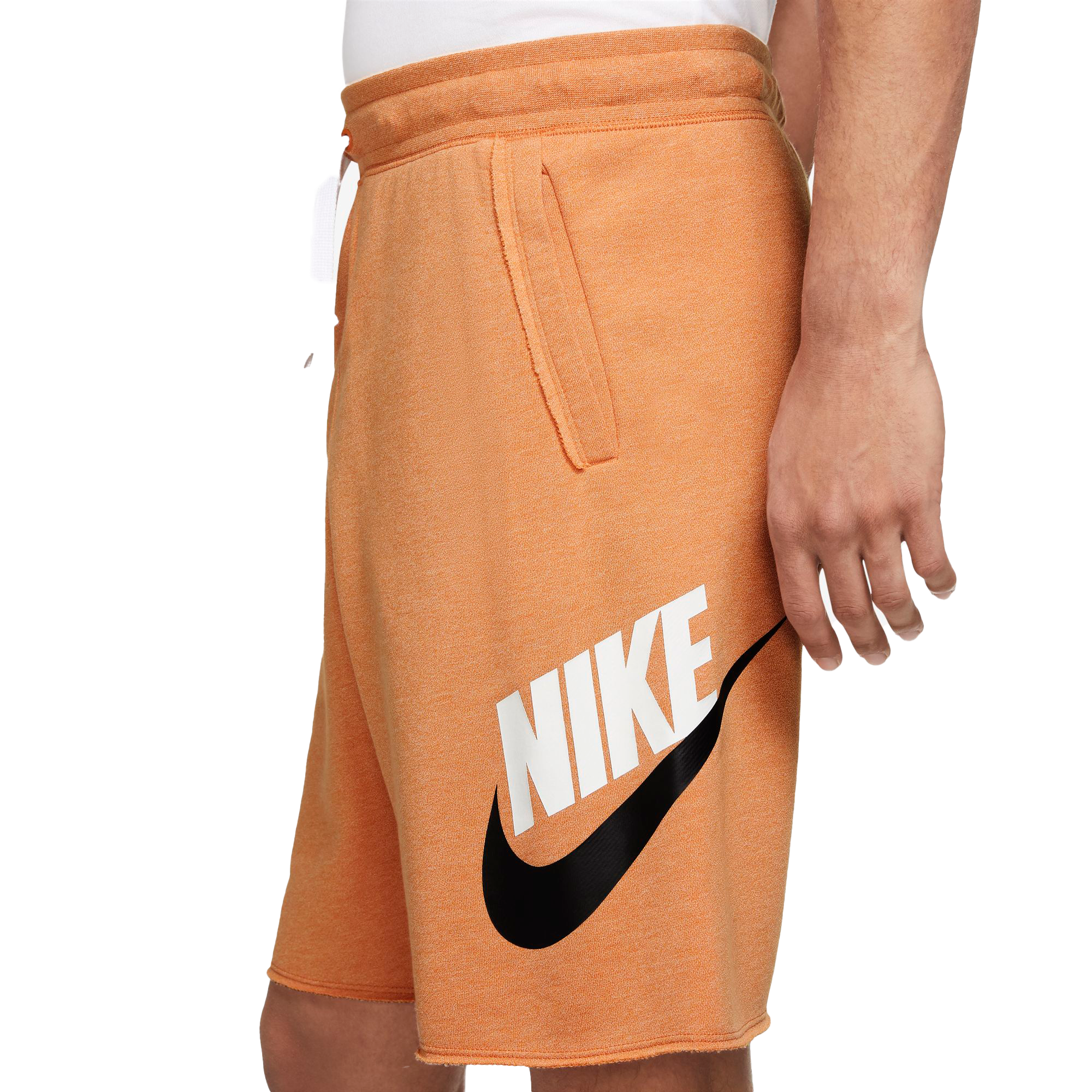 Nike Club Fleece Sweat Shorts in Orange for Men