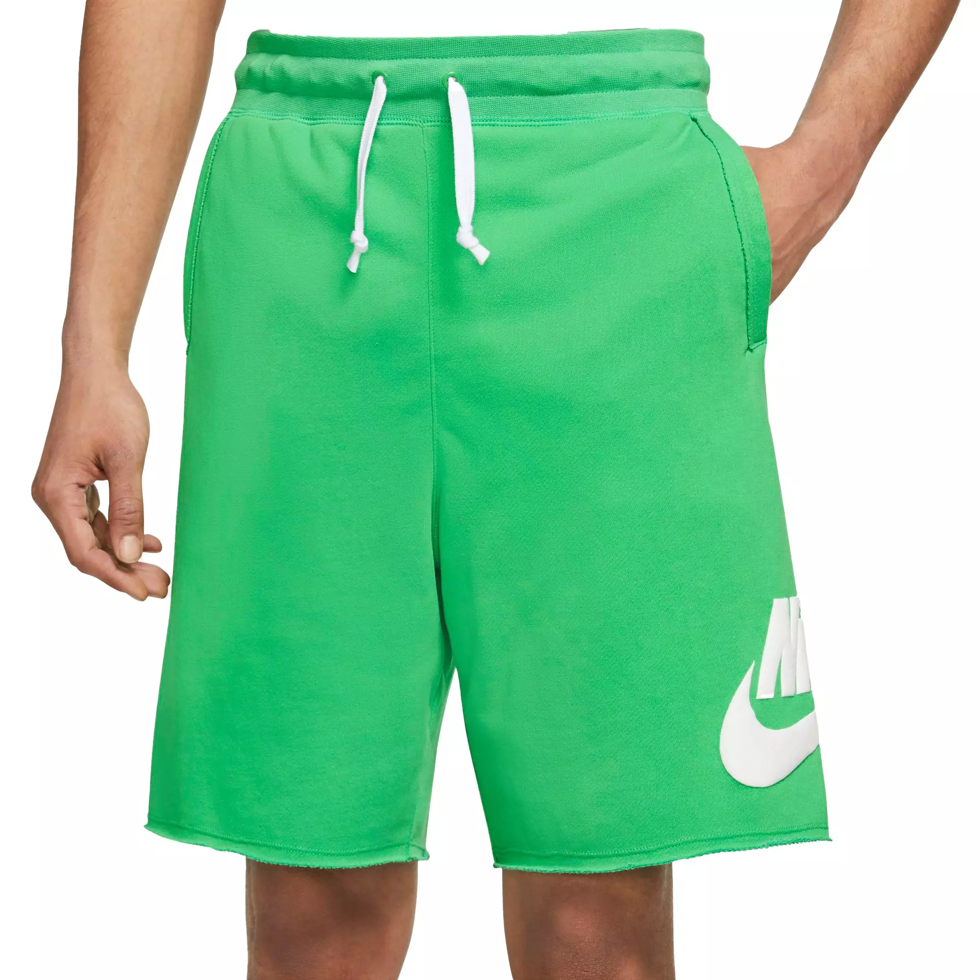 Nike Men's Sportswear Sport Essentials+ Alumni "Light Green Spark" Shorts - GREEN