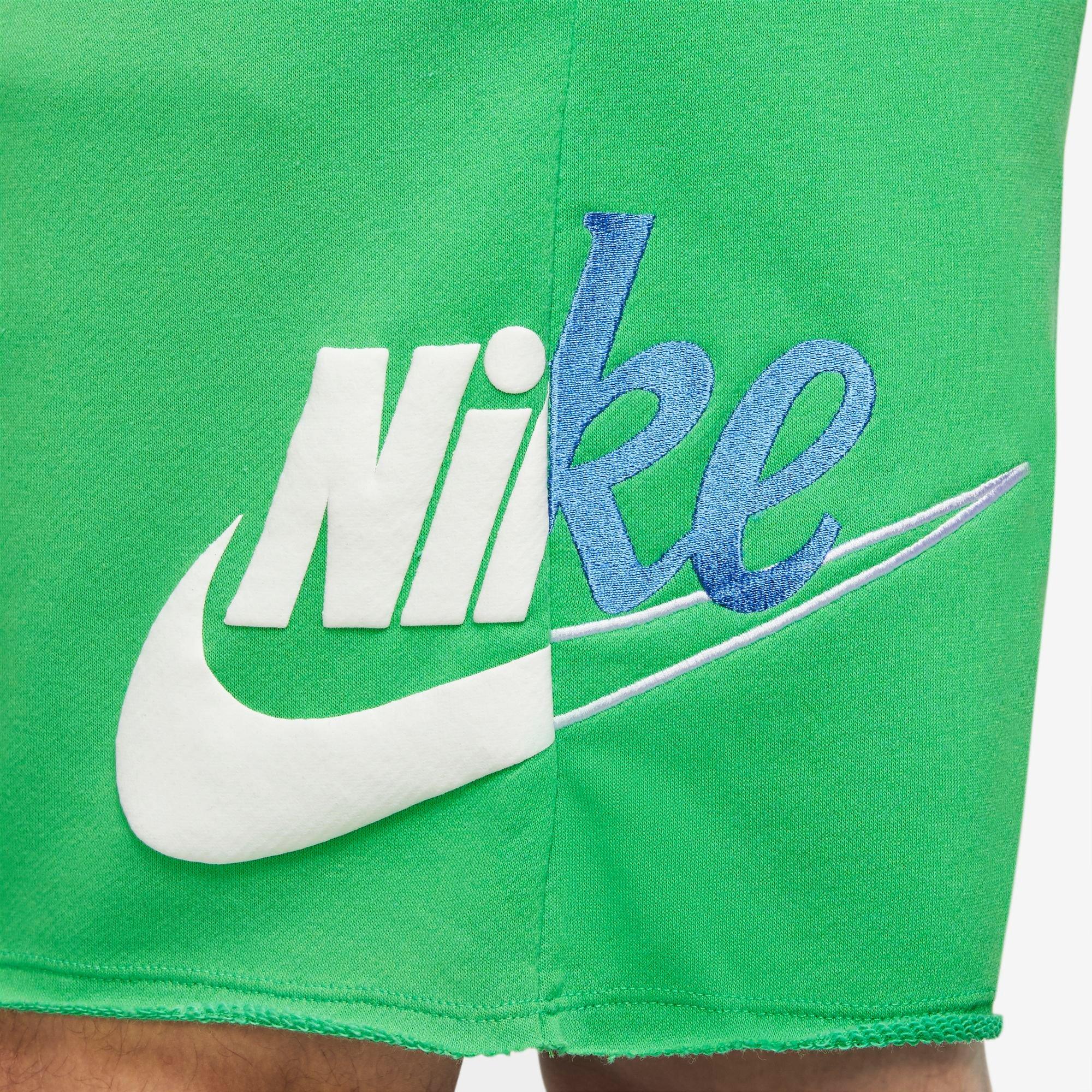 Nike Men's Sportswear Sport Essentials+ Alumni Light Green Spark Shorts -  Hibbett