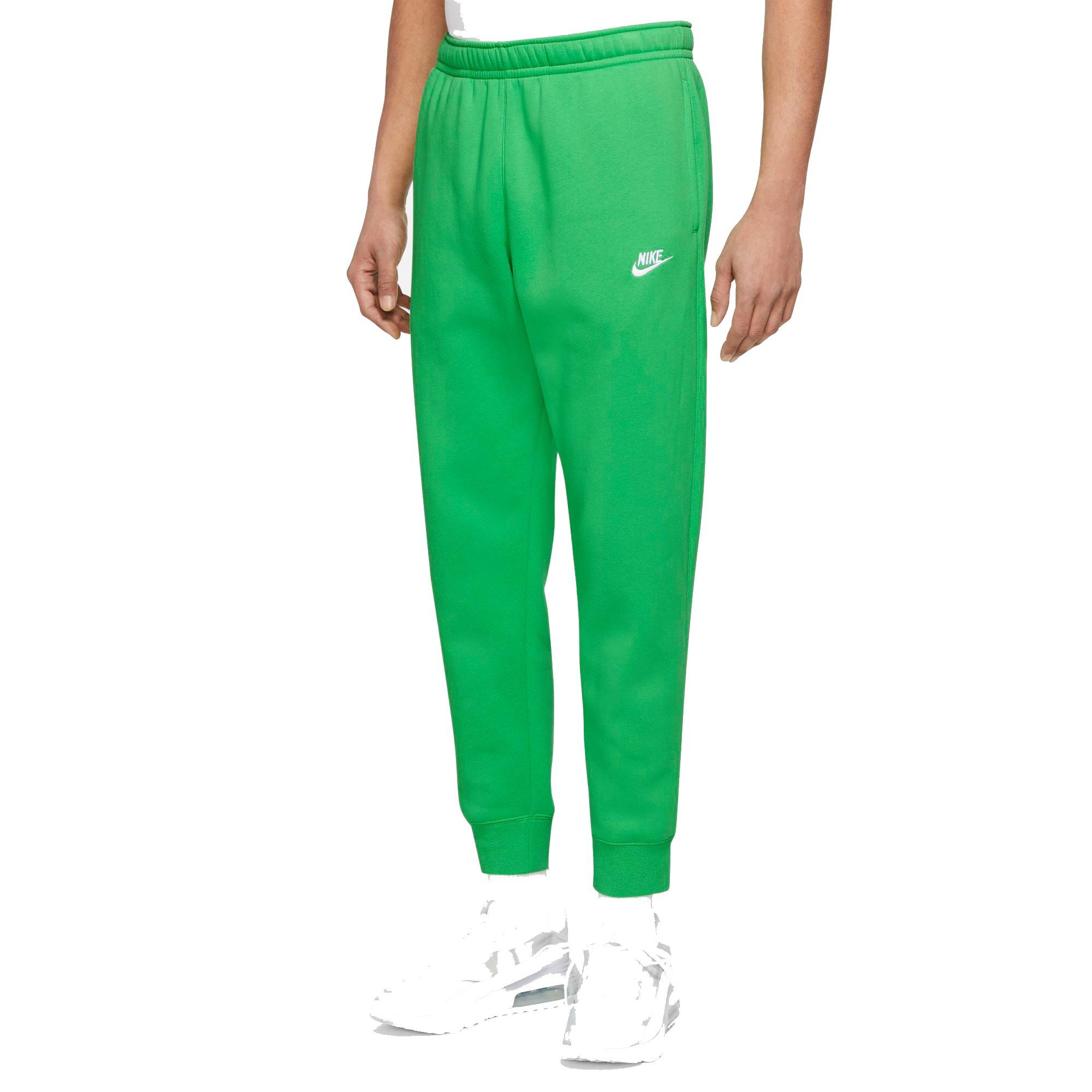 green joggers nike