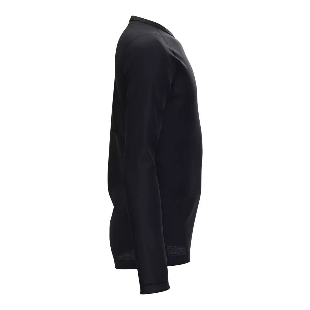 Under Armour Big Boys' ColdGear Armour Long Sleeve Tee-Black/White - BLACK/WHITE