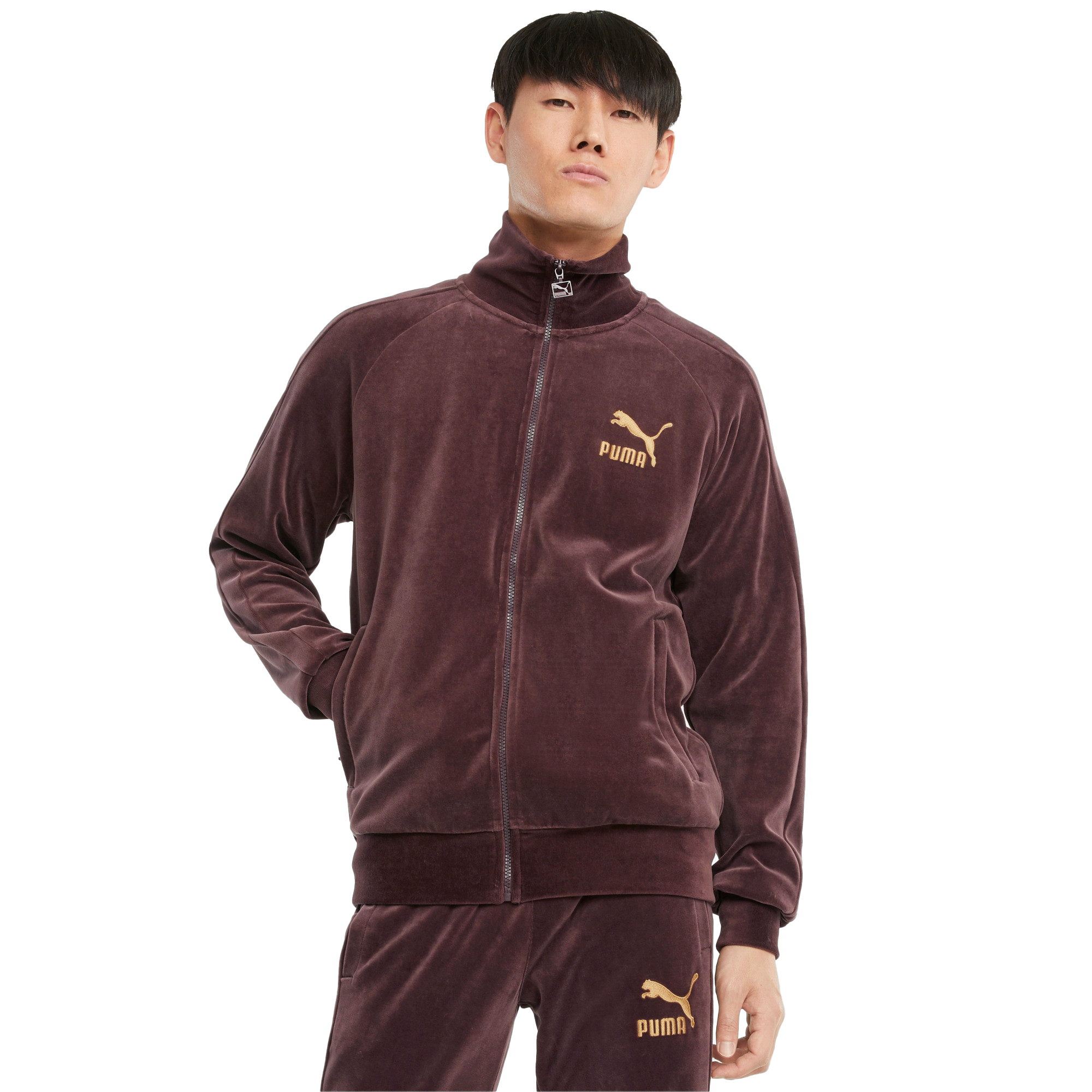 Puma velour hot sale jumpsuit mens