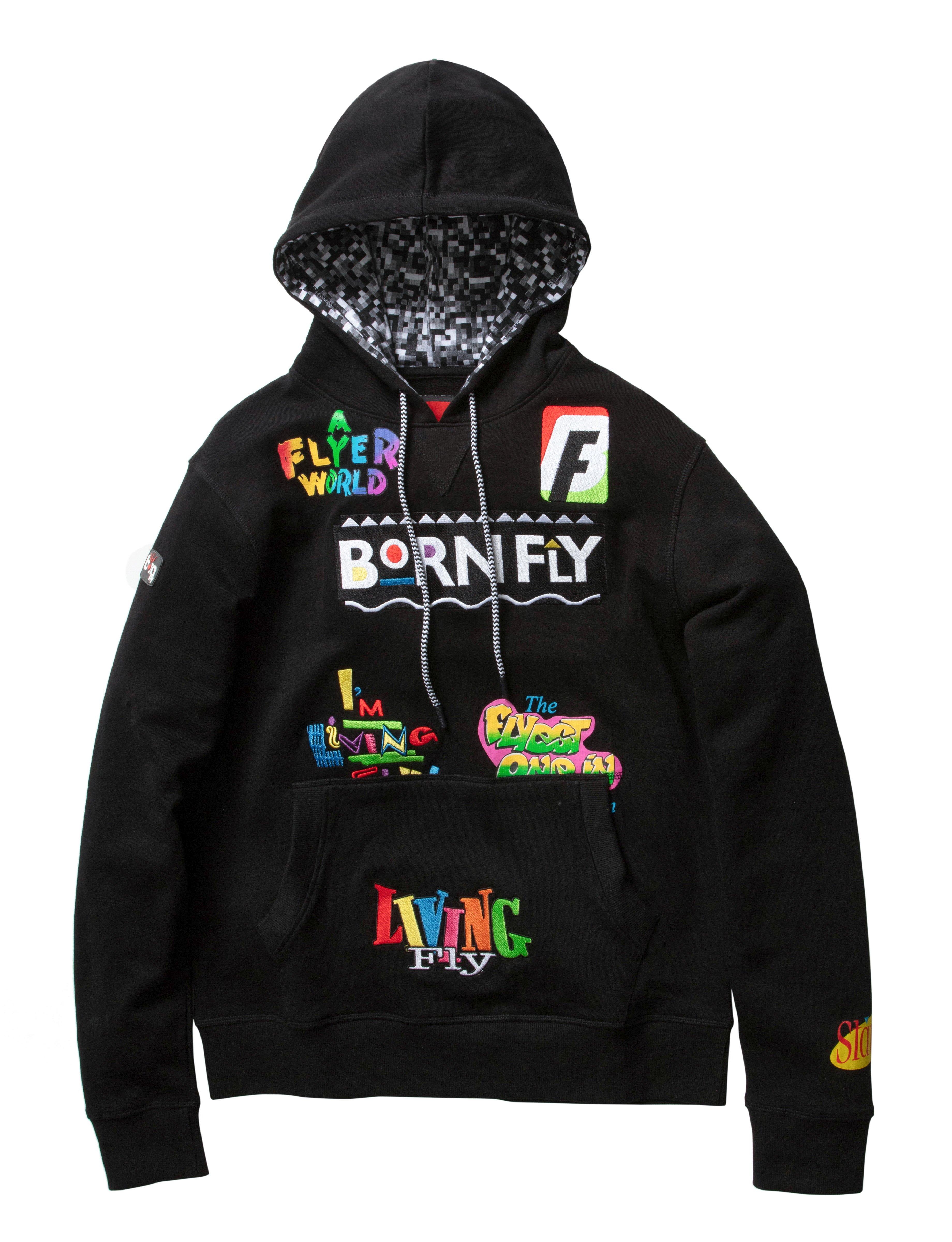 Born Fly Men's Black Greenleaf Pullover - Hibbett | City Gear