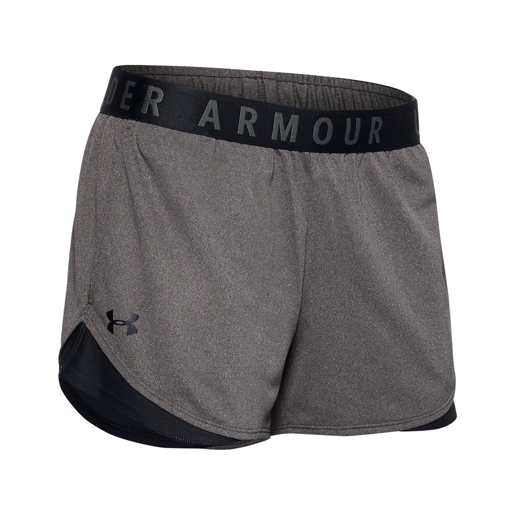 Under Armour Women's Play Up Shorts - GREY Thumbnail View 3
