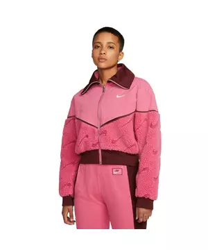 Enjuiciar De vez en cuando fusible Nike Women's Sportswear Icon Clash "Maroon" Sherpa Jacket