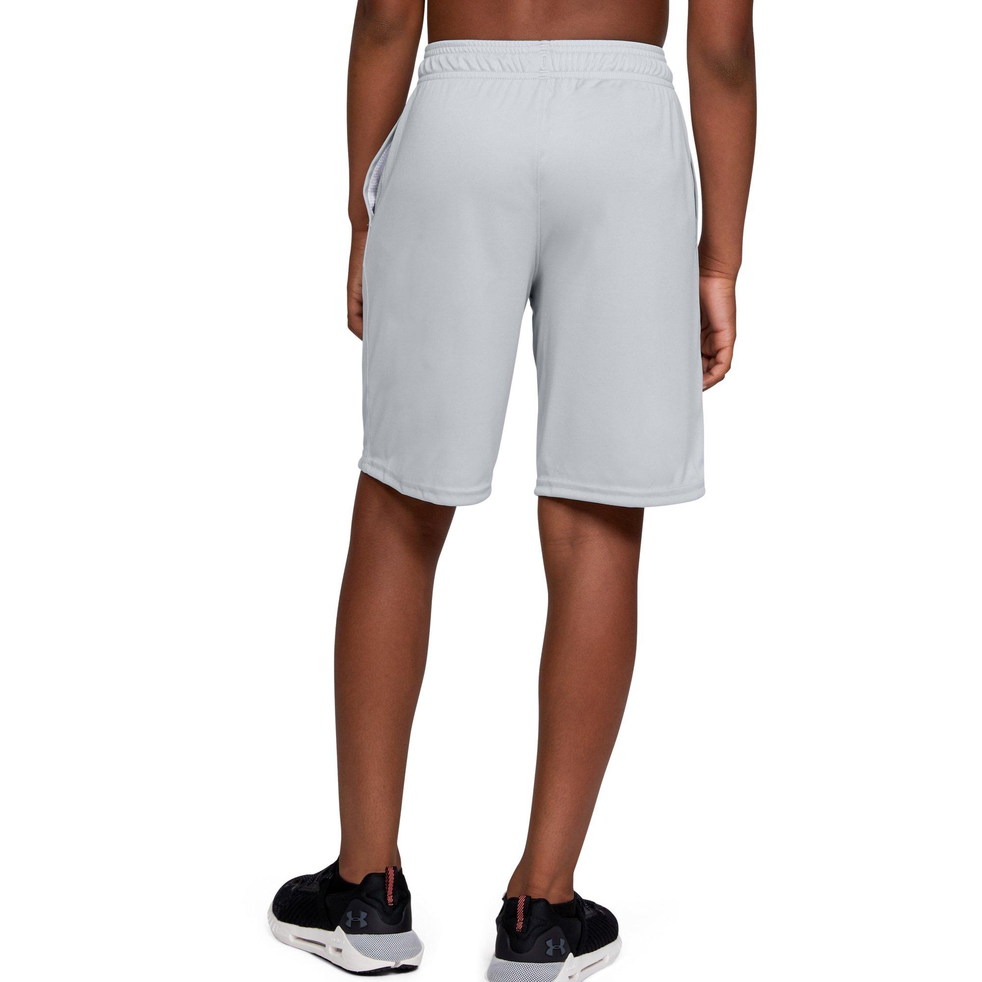 Under Armour Boy's ATS Prototype Logo Grey Shorts - Hibbett