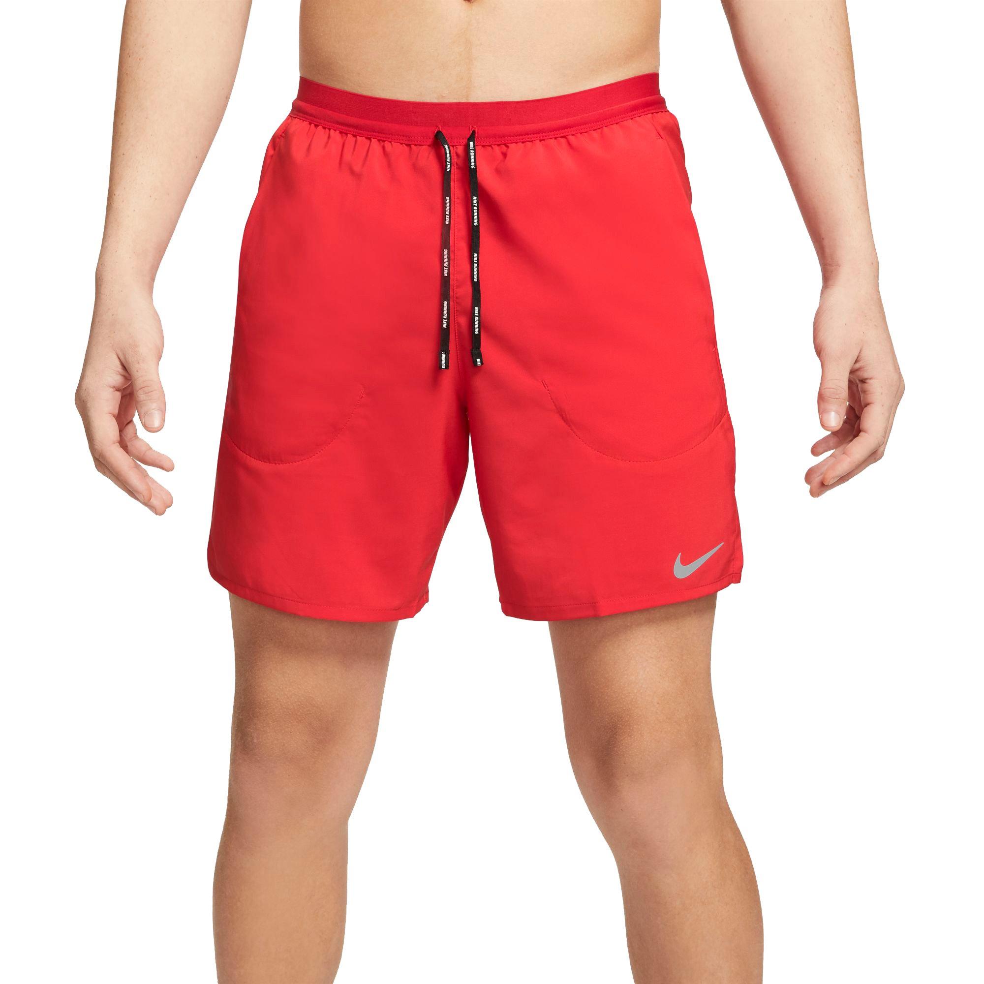 Red nike cheap running shorts