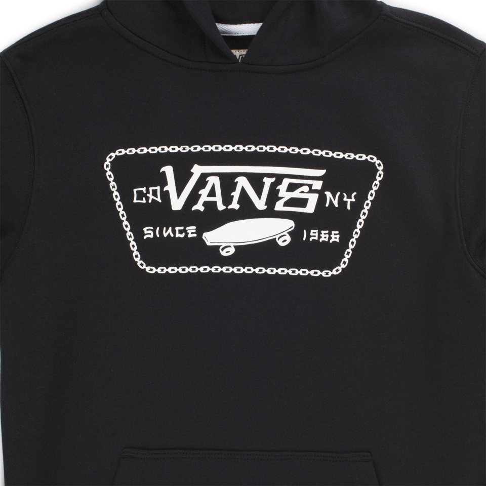 Vans Men's Versa Pullover Hoodie - BLACK Thumbnail View 2
