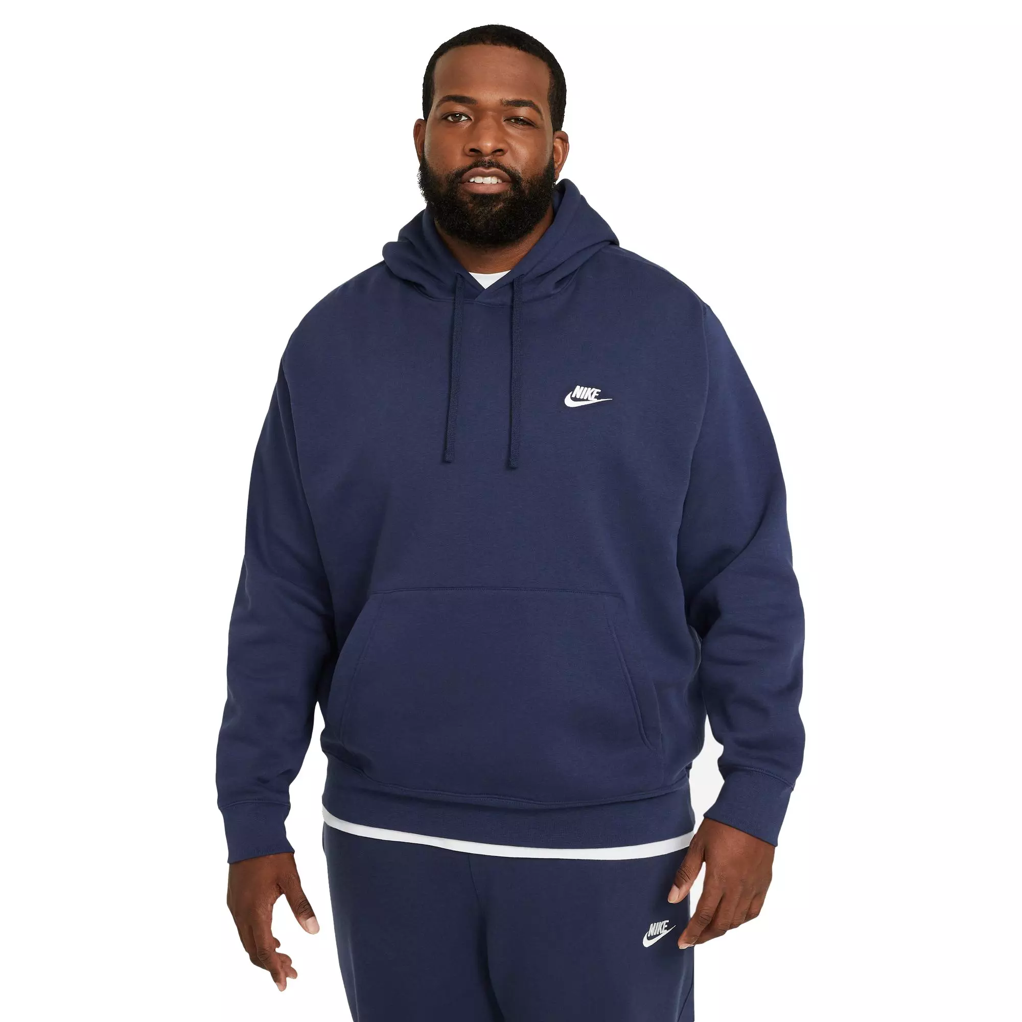 Nike Mens Club Fleece Hoodie - Blue