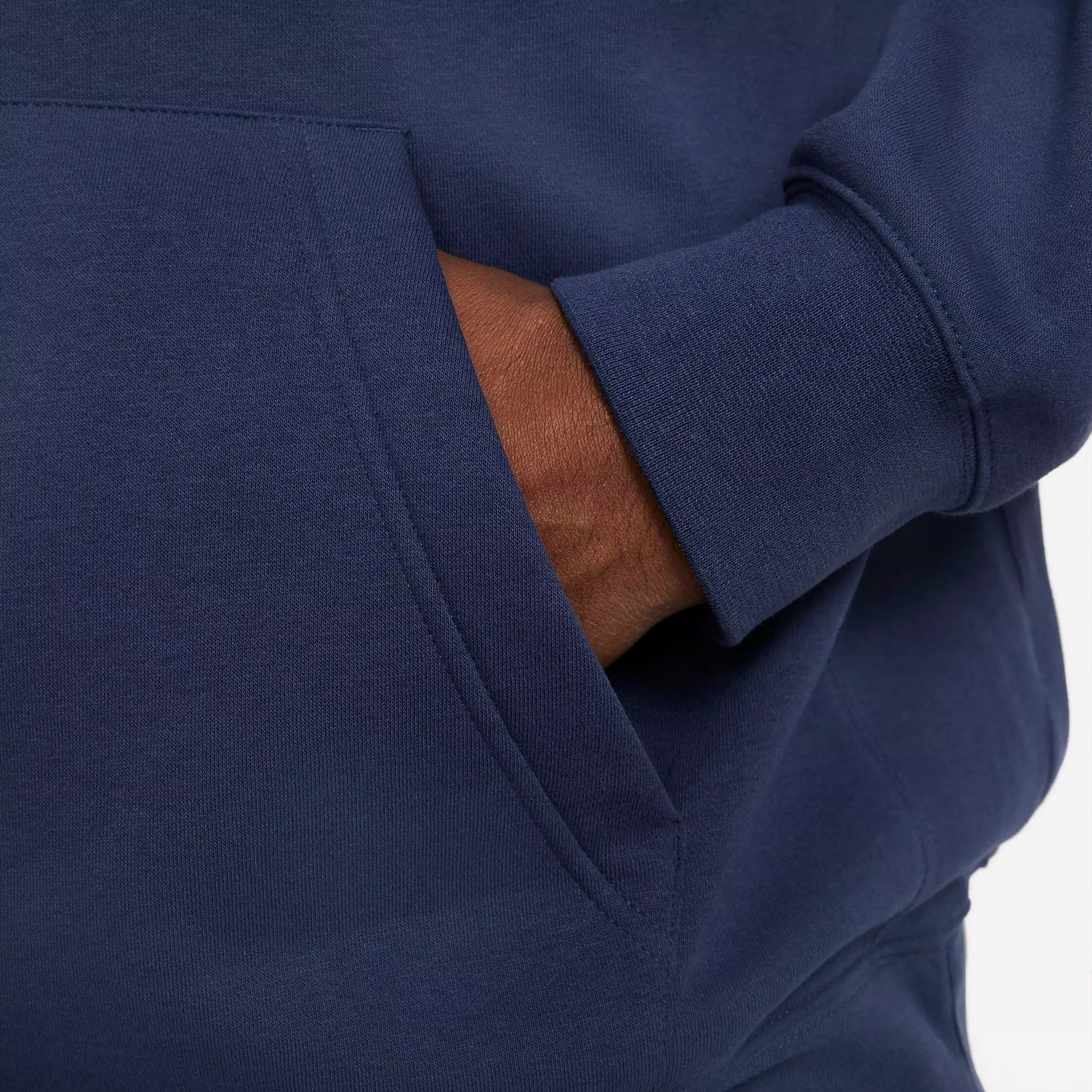 Nike Men's Big & Tall Sportswear Club Fleece "Blue" Pullover Hoodie - BLUE