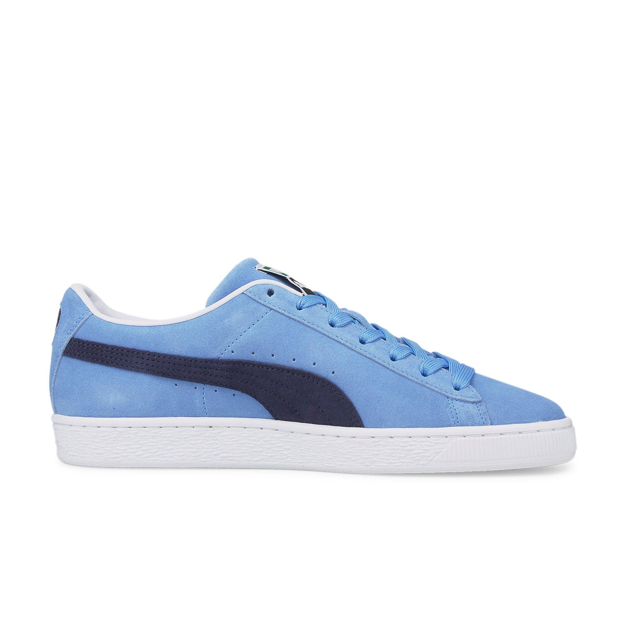 Sky blue puma sales suede