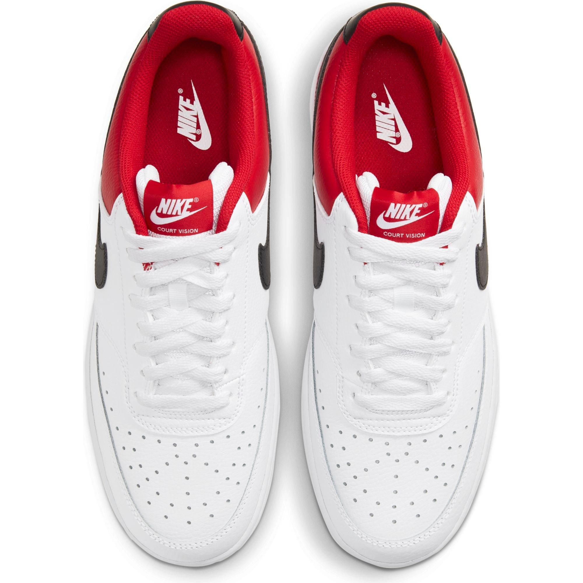 nike court vision red swoosh