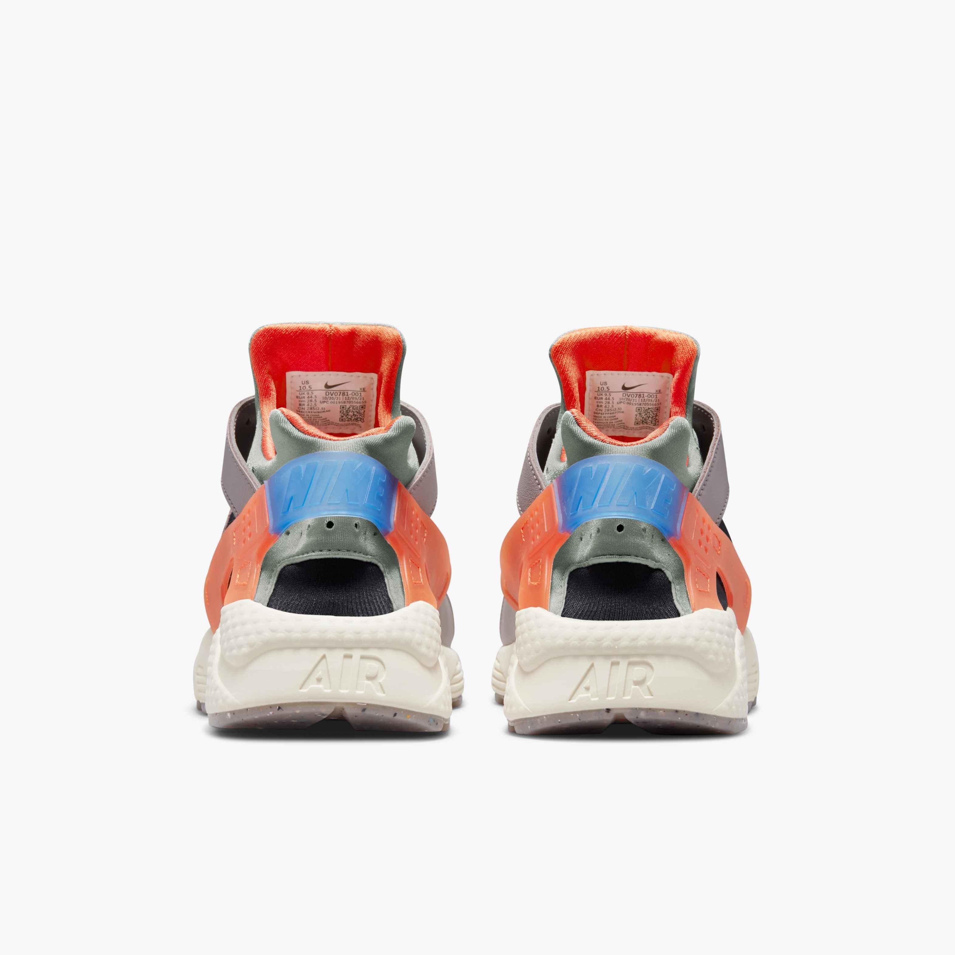 Nike Air Huarache Premium "City Bike" Men's Shoe - GREY/BLUE Thumbnail View 6
