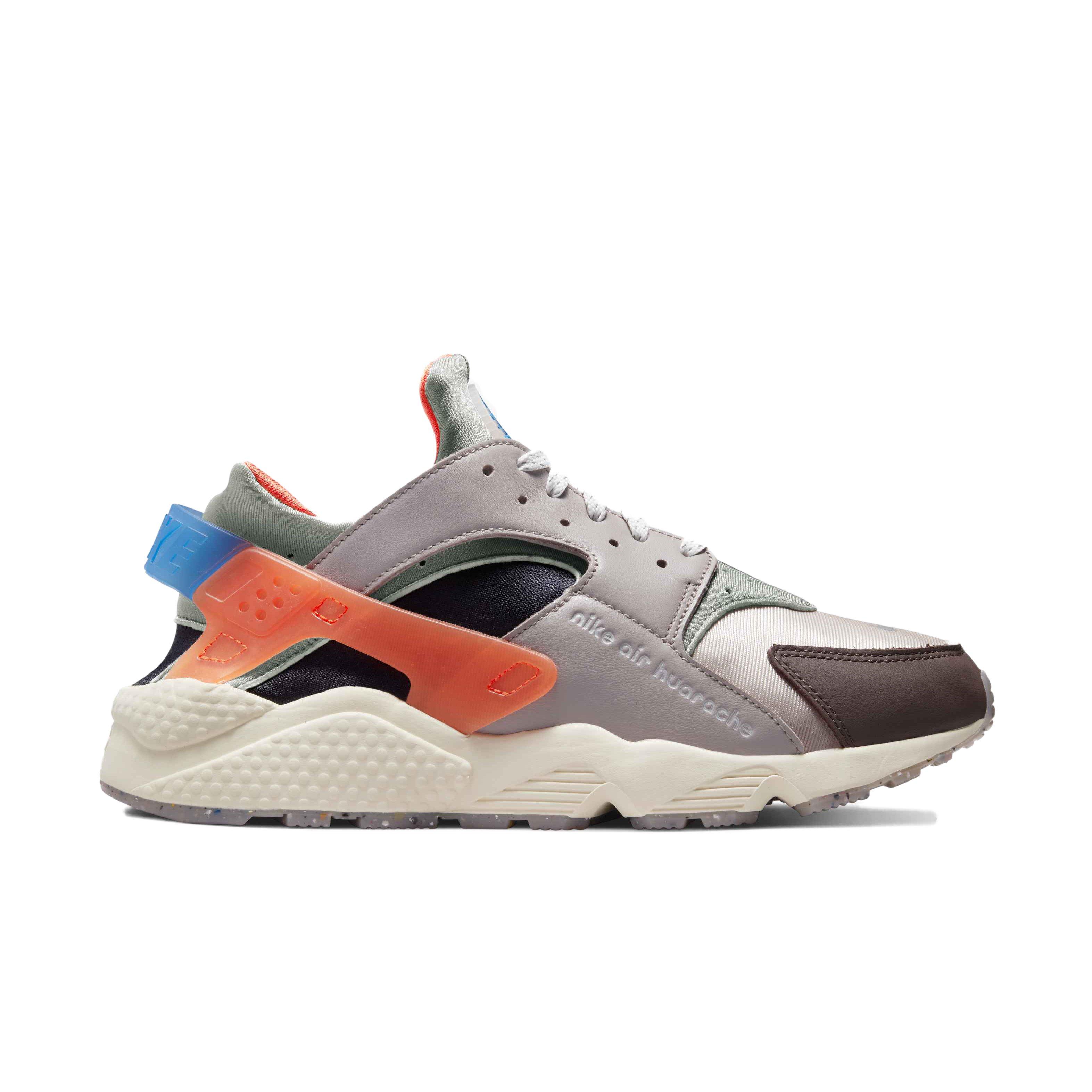 Nike Air Huarache Premium "City Bike" Men's Shoe - GREY/BLUE Thumbnail View 1