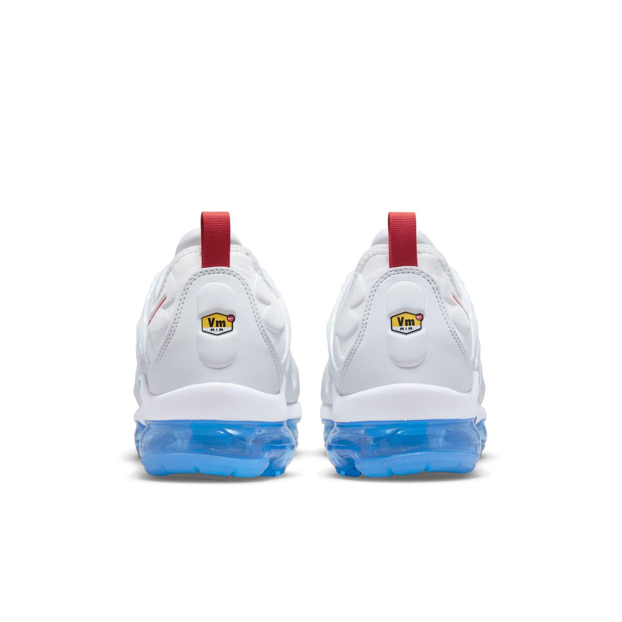 Vapormax white and on sale red