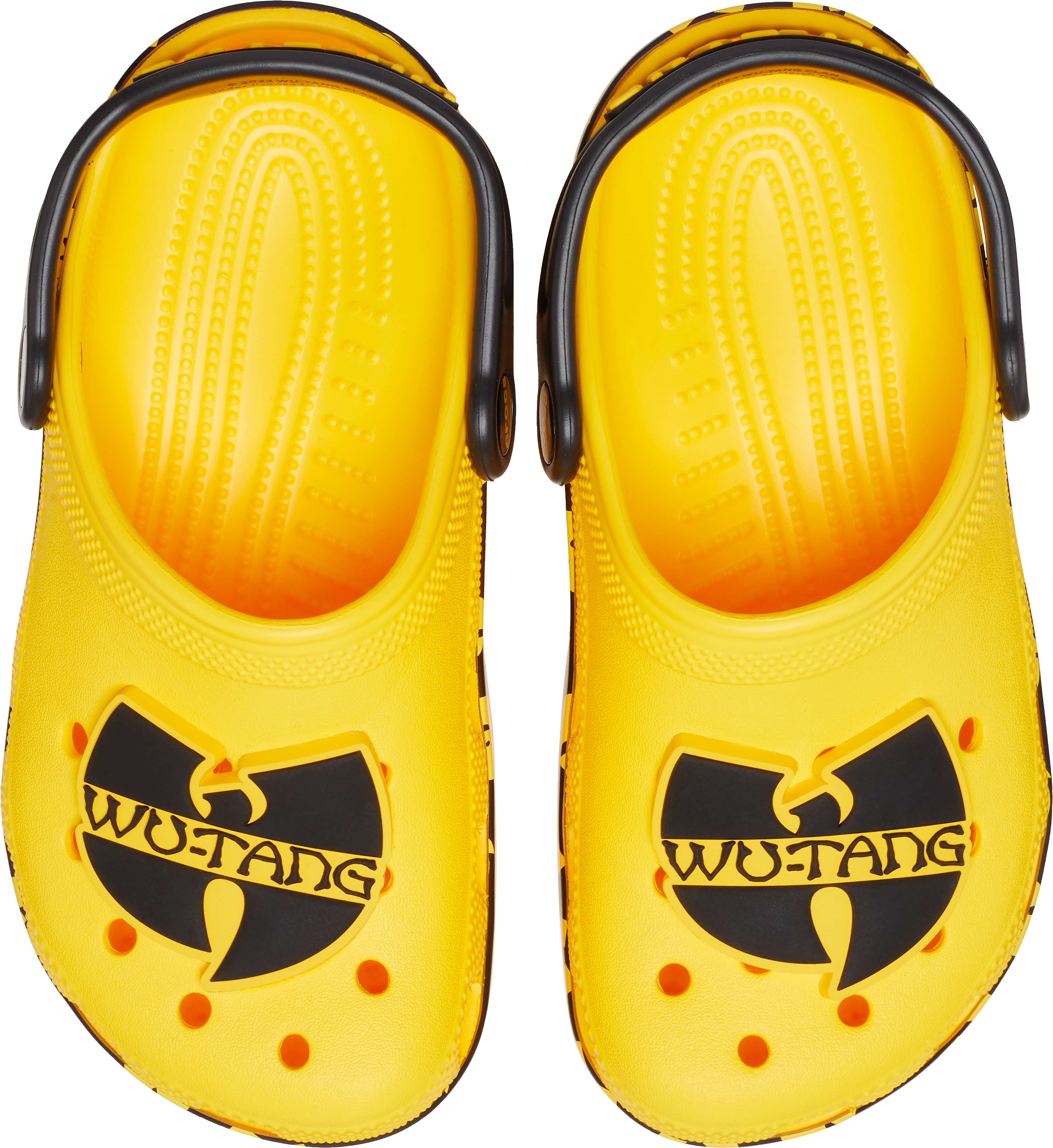 Crocs Classic "Wu-Tang Clan" Preschool Boys' Clog - YELLOW Thumbnail View 4