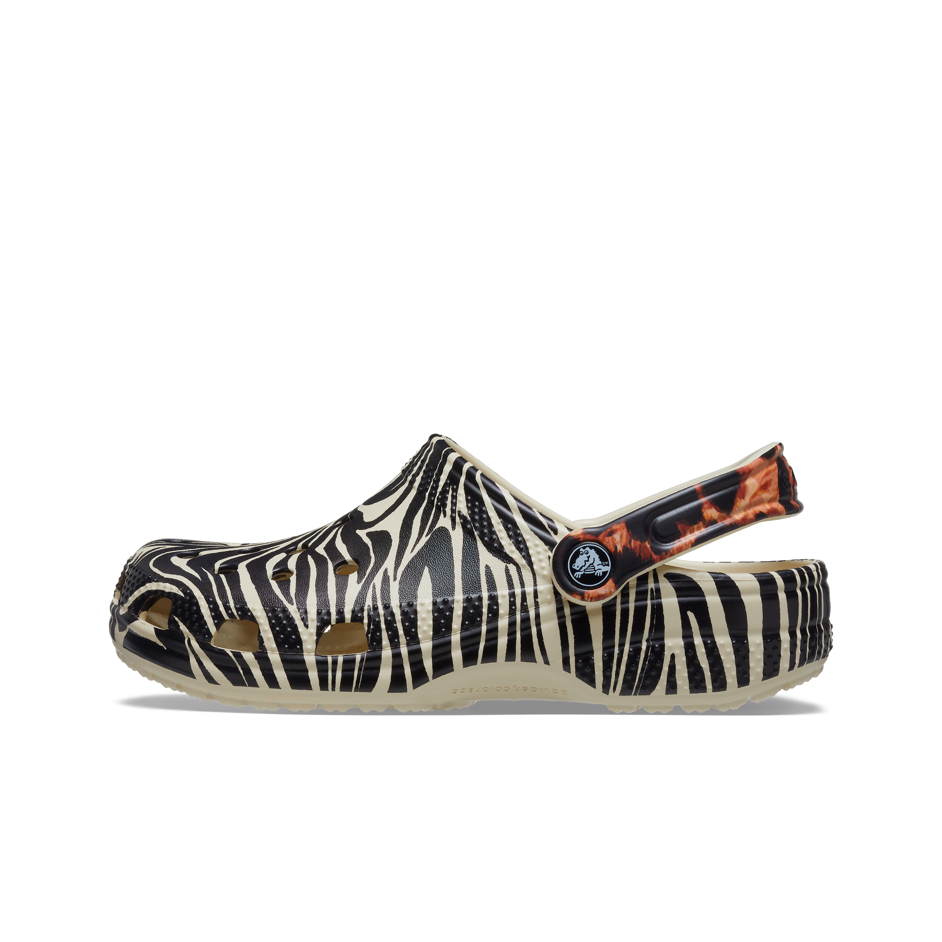 Crocs Womens Classic Zebra Clog Cute, Water Friendly, Stylish & Comfy Shoes  sz 9