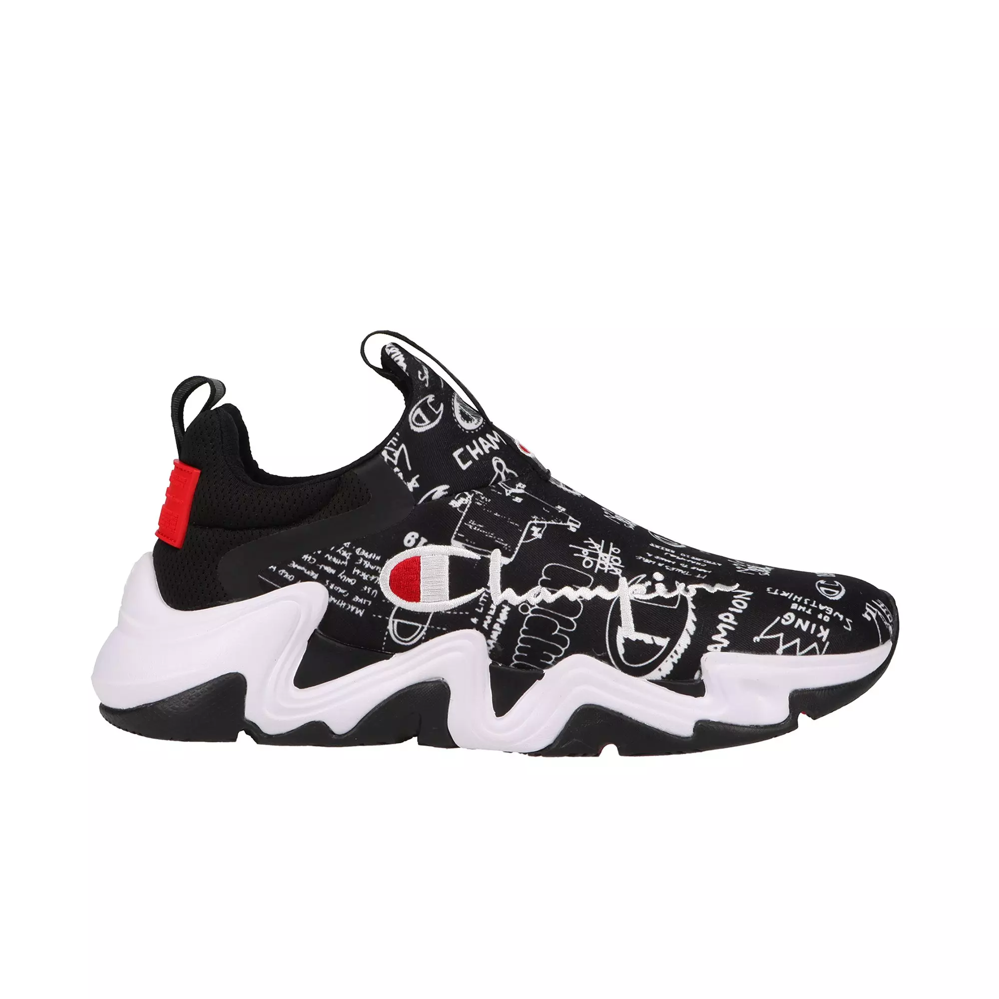 Champion Hyper Apex Doodle Black/White Men's Shoe - Hibbett