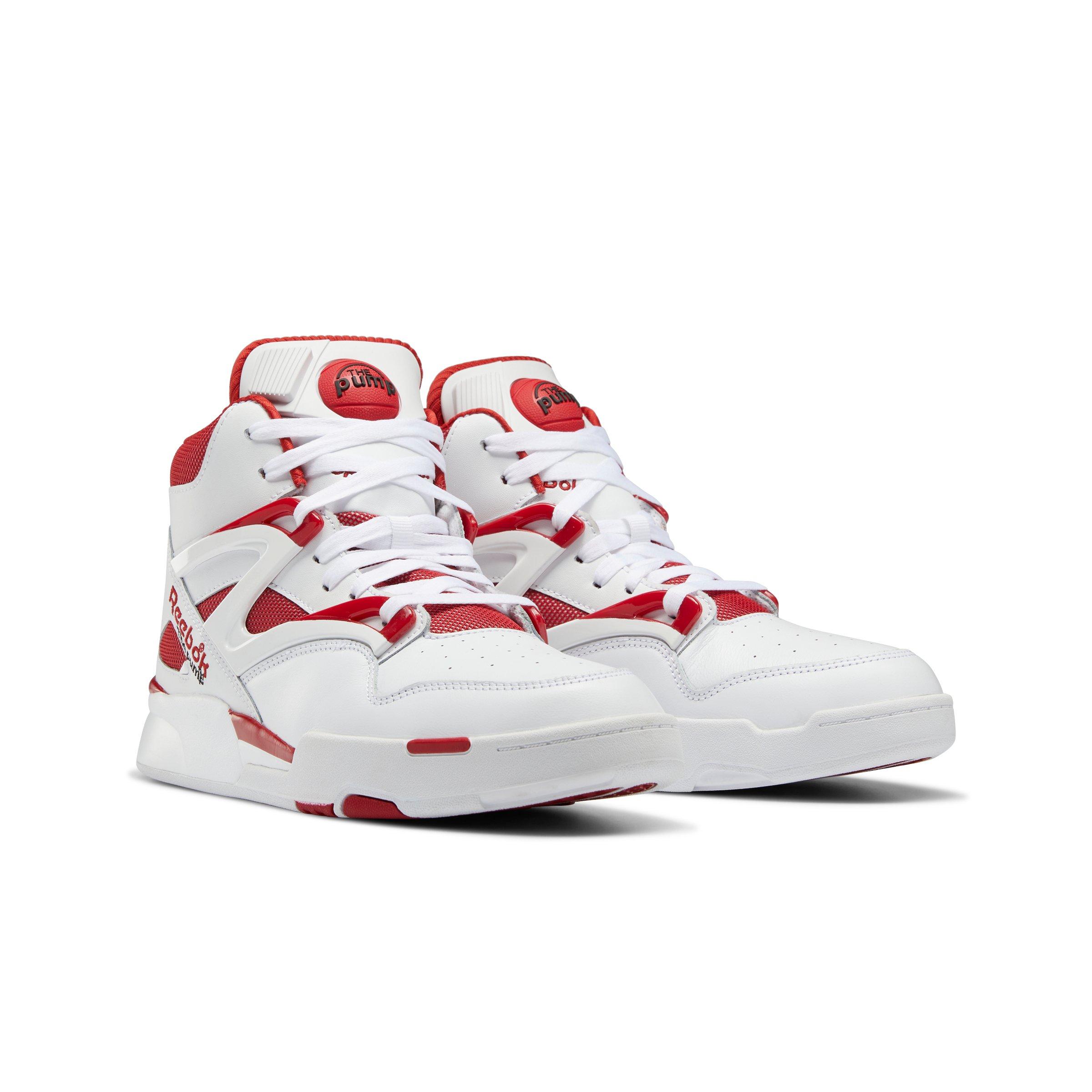 Pump Omni Zone II "White/Red/Black" Men's Basketball Shoe - | City Gear