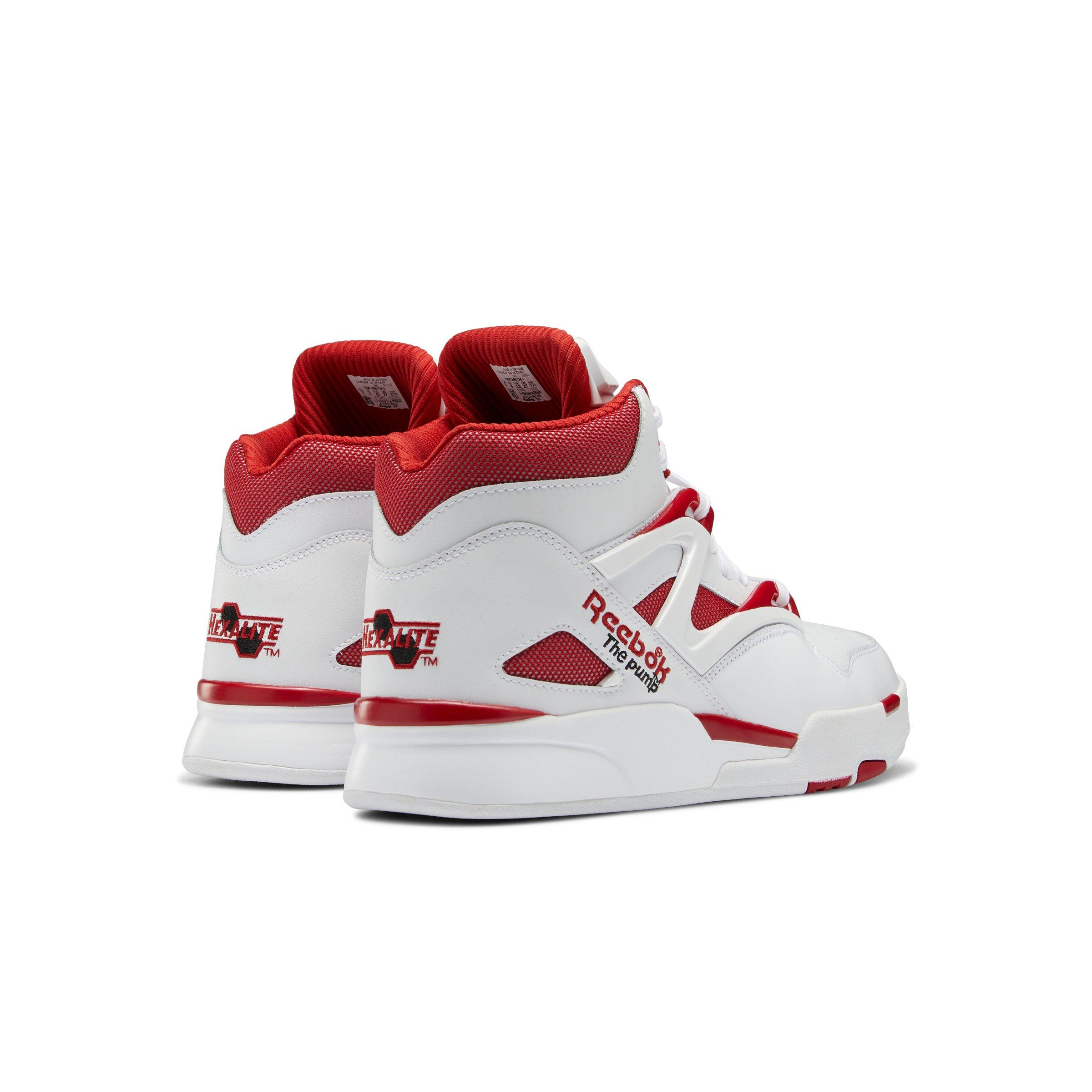 White And Red Tones Cover The Reebok Pump Omni Zone 2