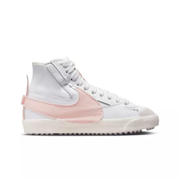 Nike Women's Blazer Mid 77 Shoes, Size 8, White/Pink