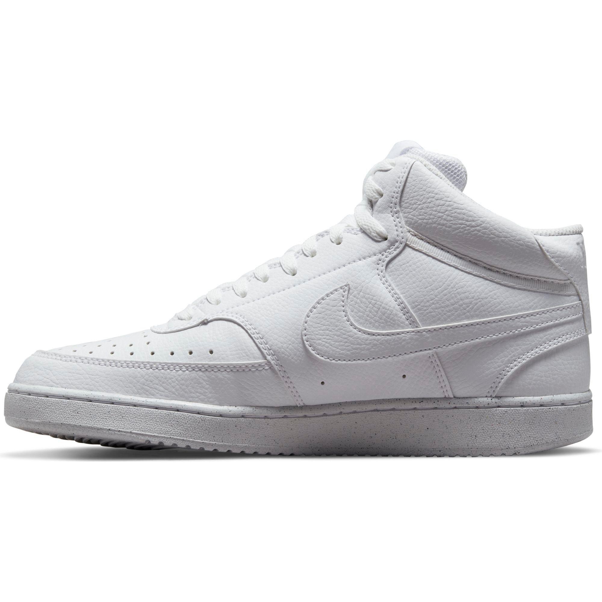 Nike Court Vision Mid Next Nature "White" Men's Shoe - WHITE Thumbnail View 3