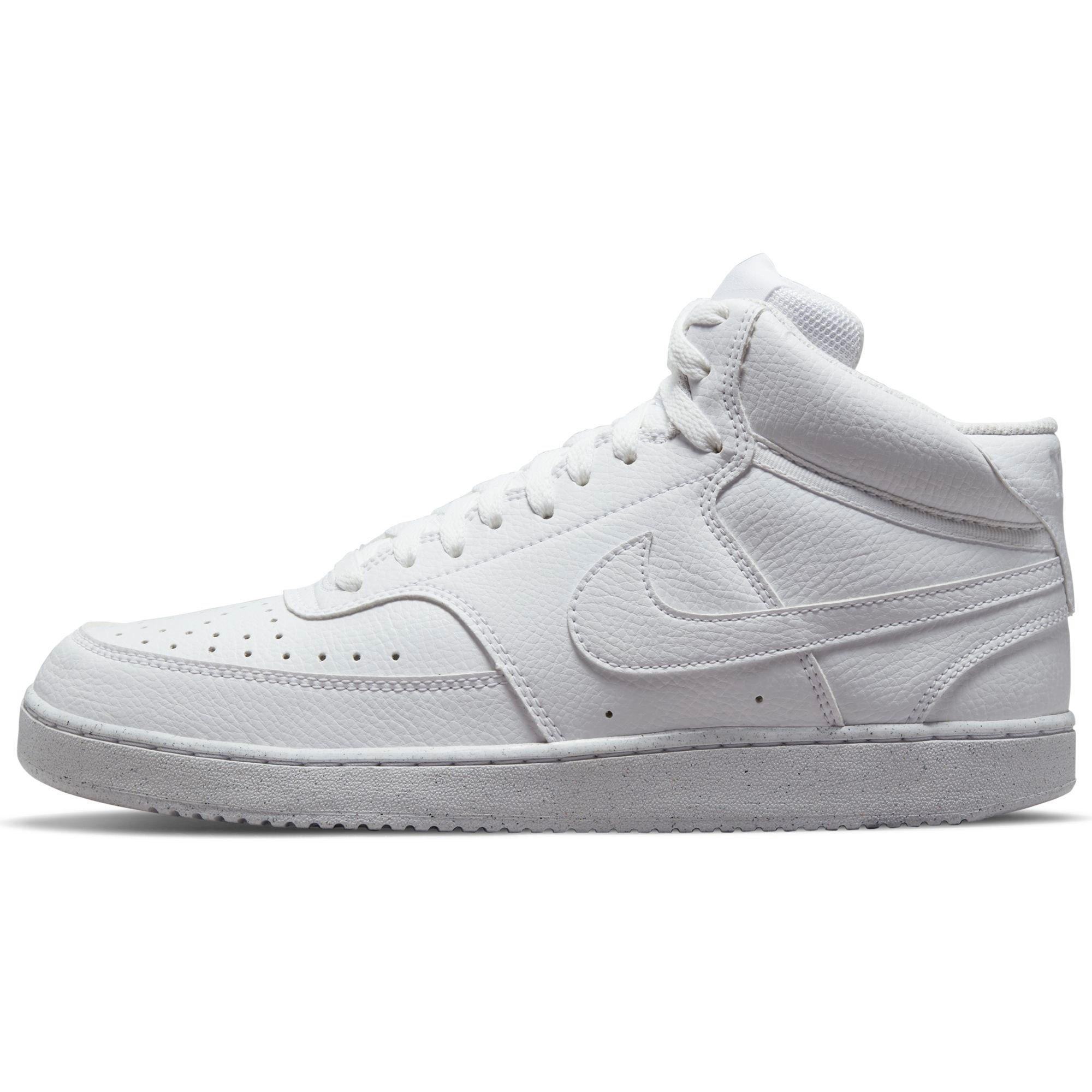 Nike Court Vision Mid Next Nature "White" Men's Shoe - WHITE Thumbnail View 4