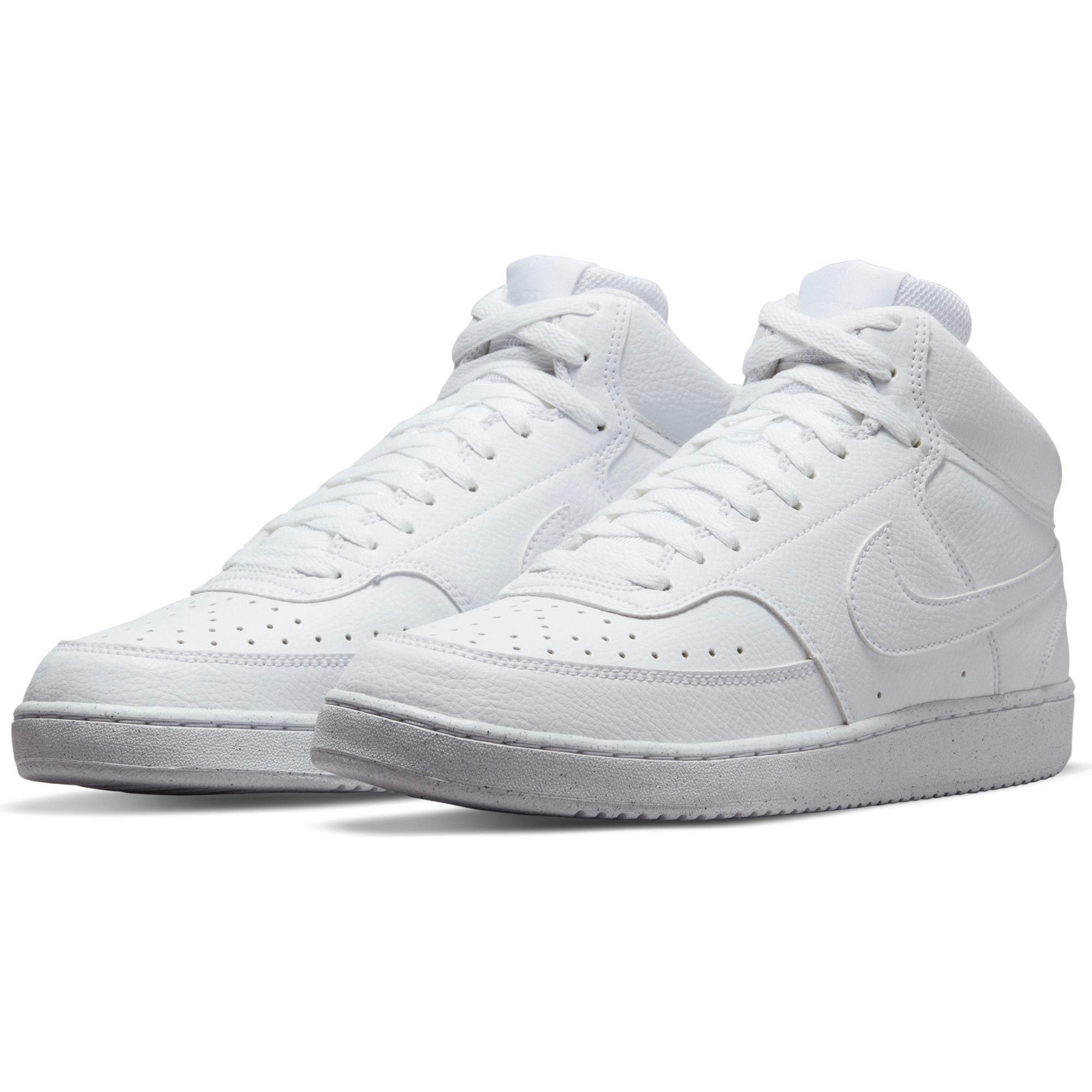 Nike Court Vision Mid Next Nature "White" Men's Shoe - WHITE Thumbnail View 6