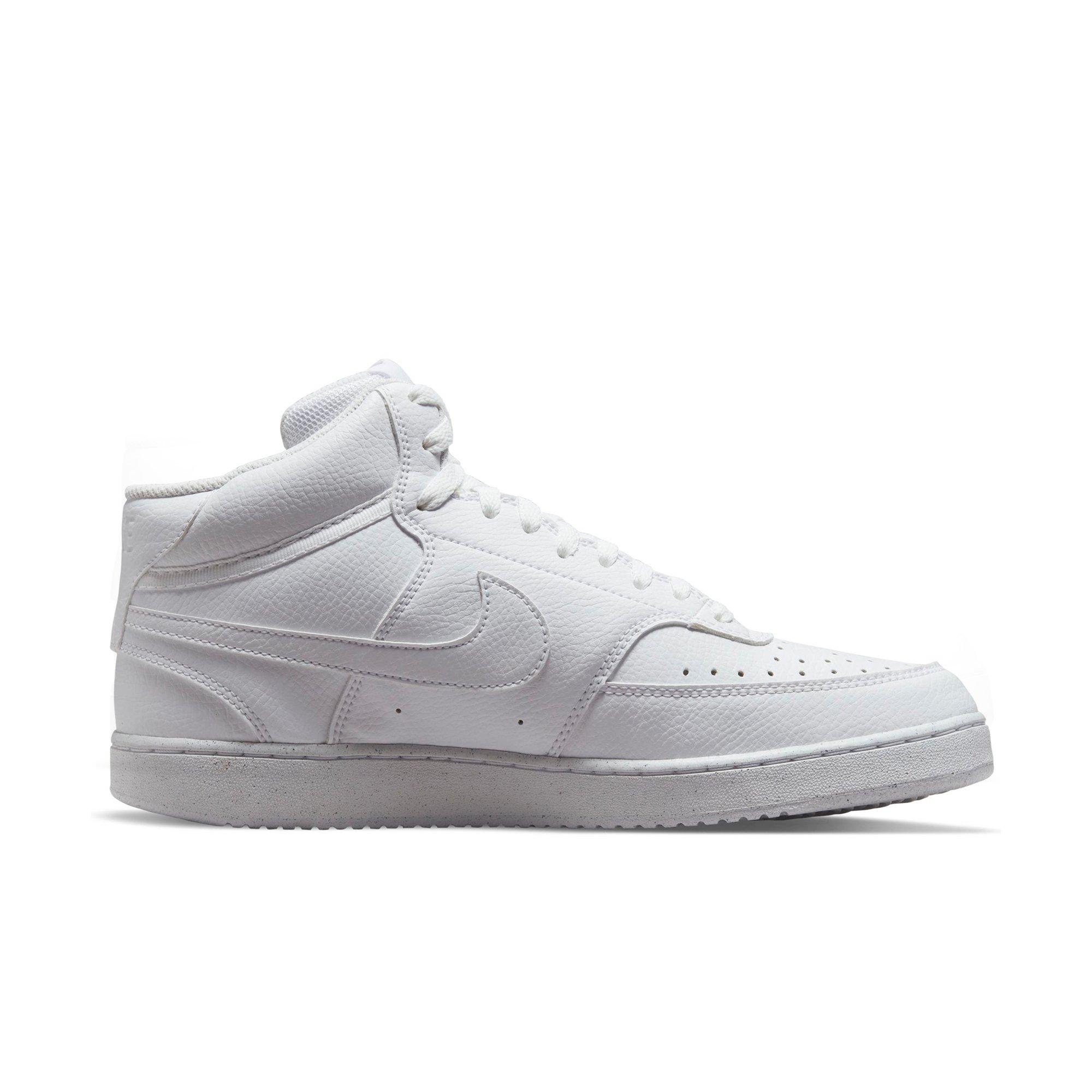Nike Court Vision Mid Next Nature "White" Men's Shoe - WHITE Thumbnail View 2