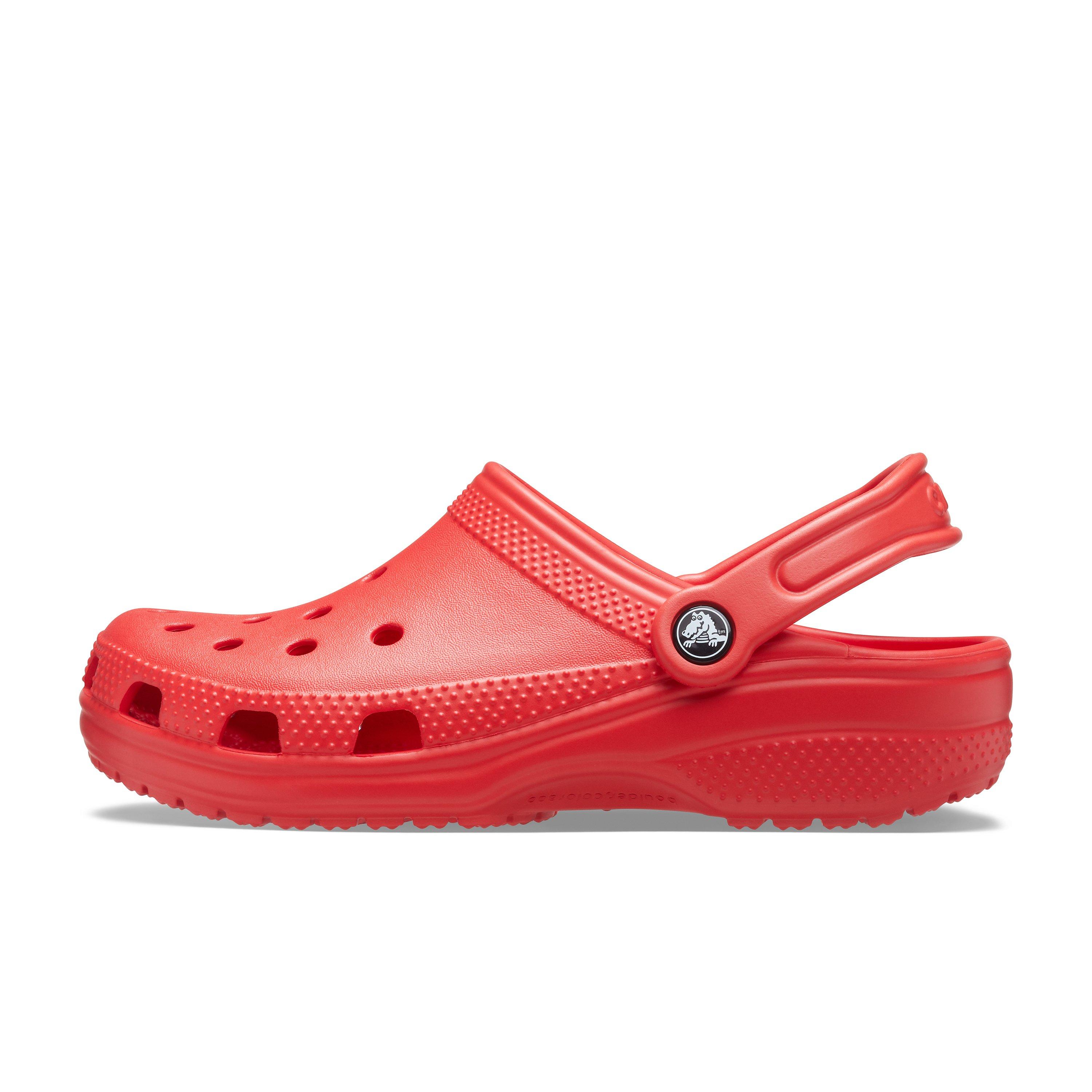 mens red crocs