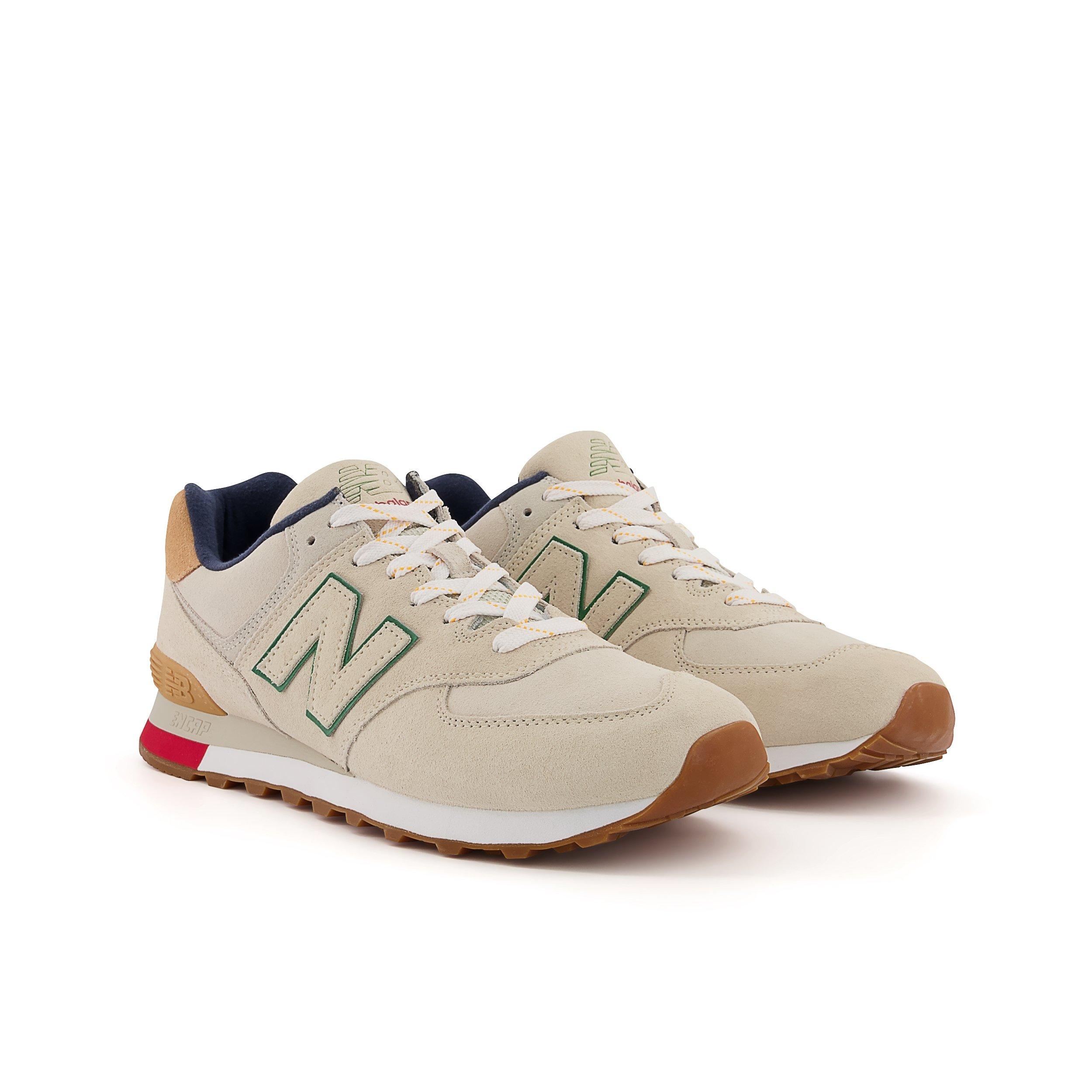 Pensar en el futuro microondas Partina City New Balance 574 "Cream/Tan/Red" Men's Shoe