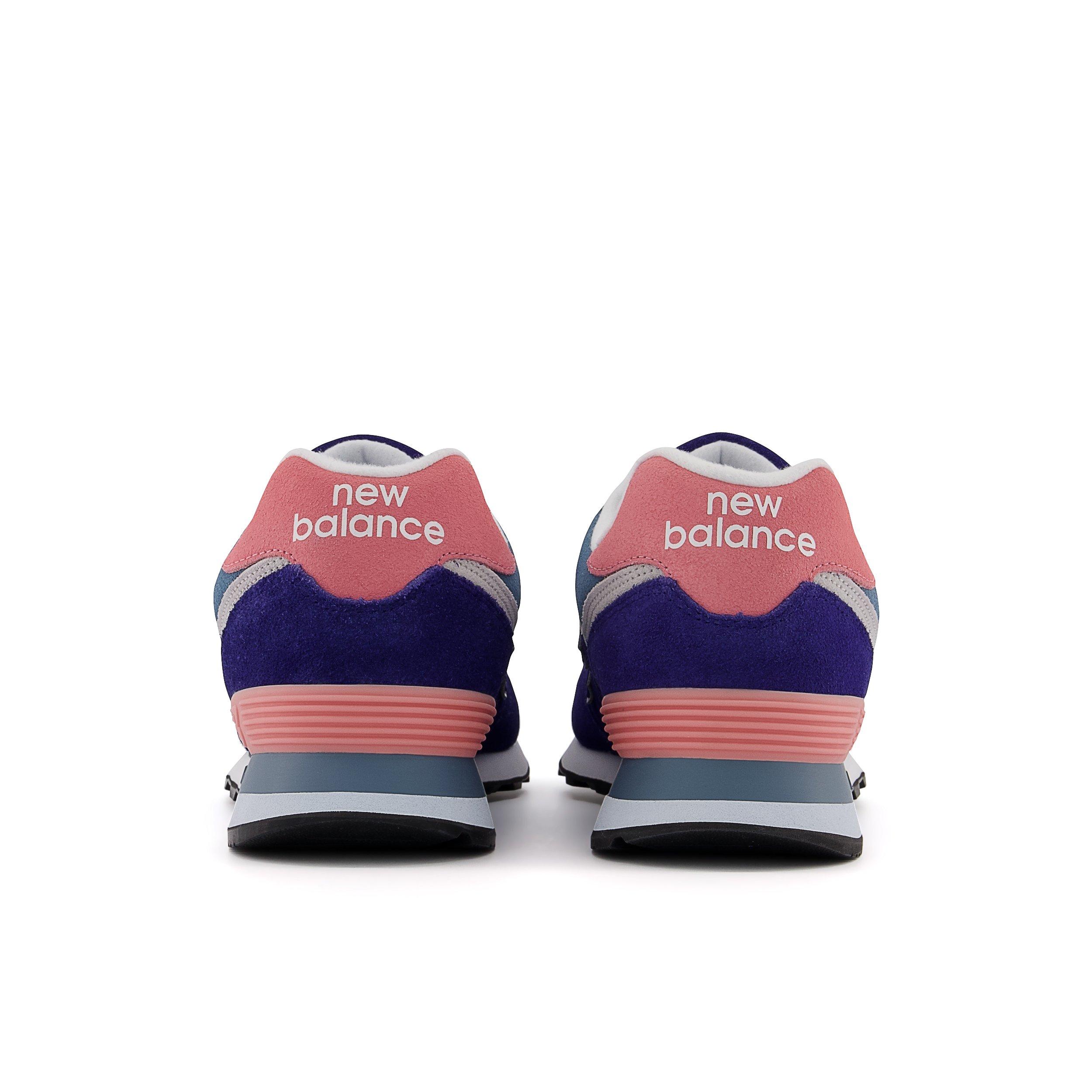 New balance 574 store navy blue and pink