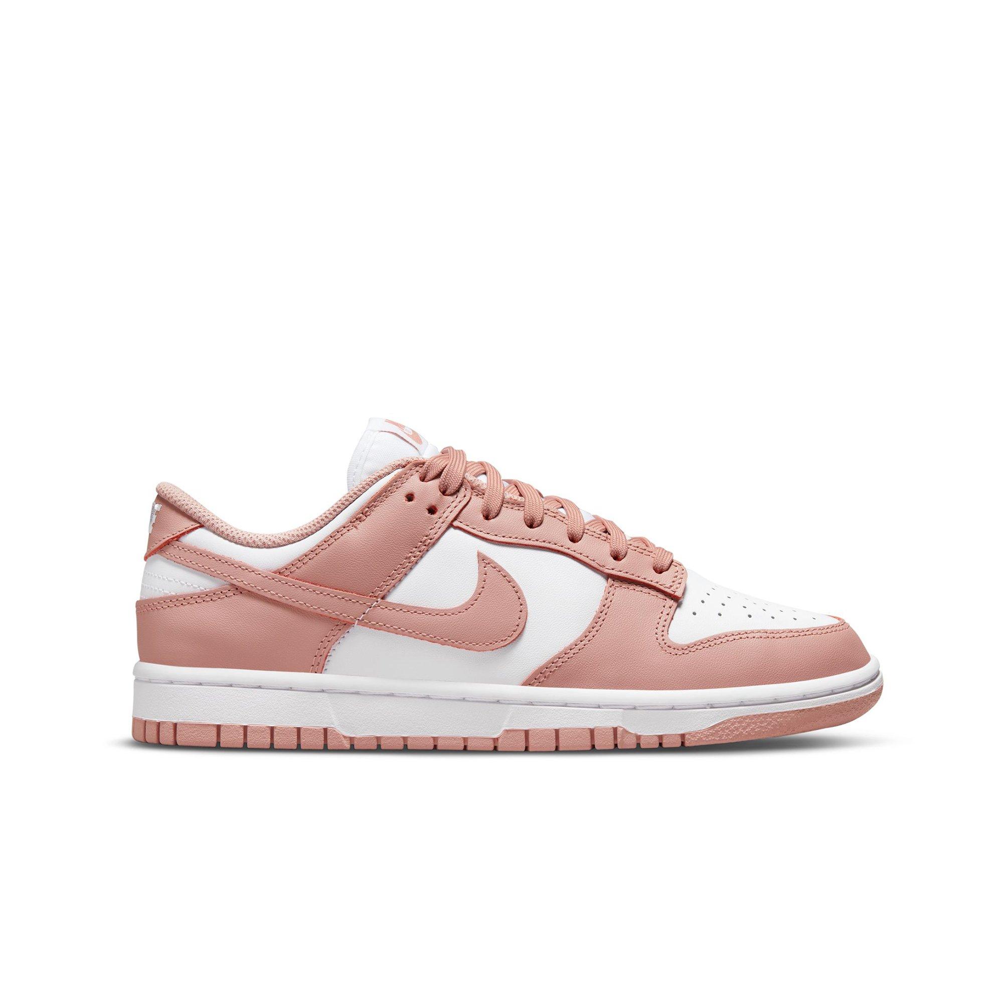 Nike Dunk Low White/Rose Whisper Women's Shoe - Hibbett | City Gear