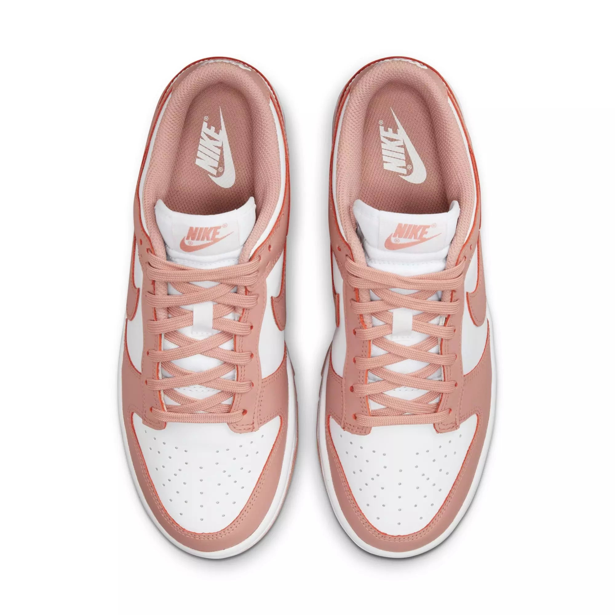 Nike Dunk Low "White/Rose Whisper" Women's Shoe - WHITE/PINK