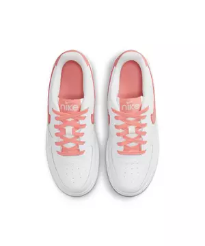 Nike Air Force 1 LV8 White/Lt Madder Root/Aura Grade School Girls' Shoe